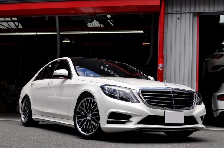 W222 S400h WEDS ホイール交換