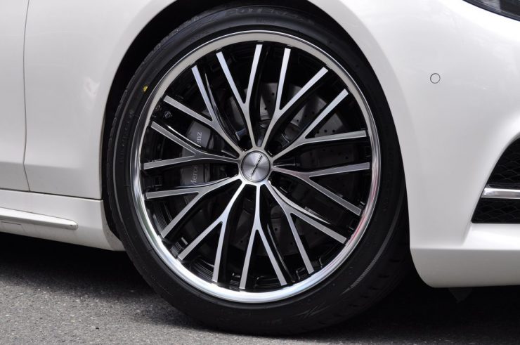 W222 S400h WEDS ホイール交換
