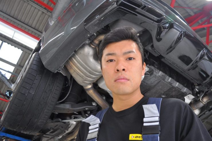 W213 AMG E63 アクラポビッチ マフラー交換