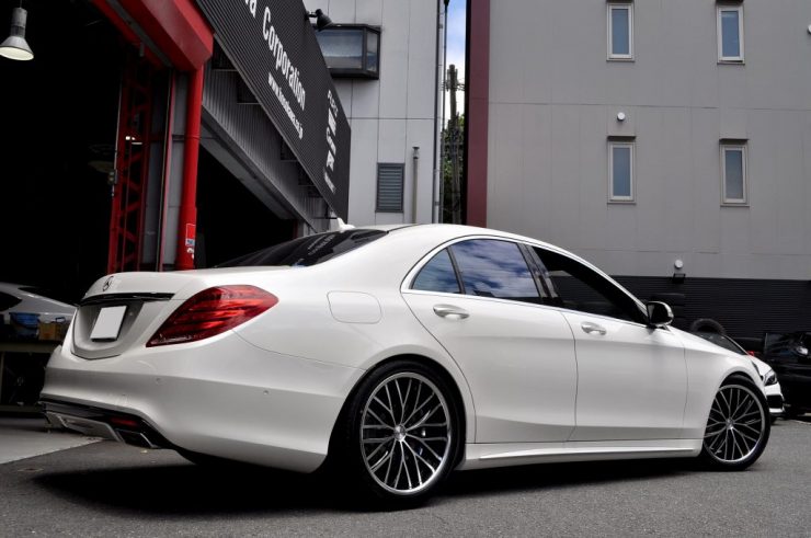 W222 S400h WEDS ホイール交換