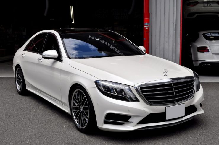 W222 S400h WEDS ホイール交換