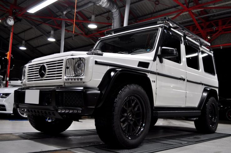 G550 グリル交換 サイドステップ交換 ツートンペイント