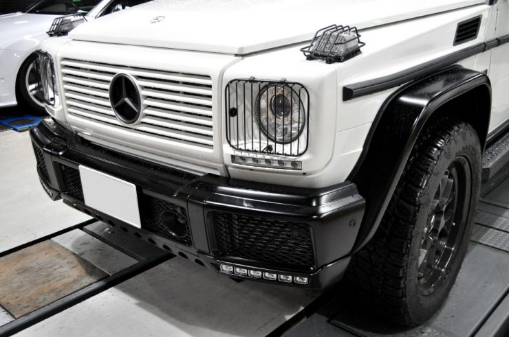 G550　グリル交換　サイドステップ交換　ツートンペイント