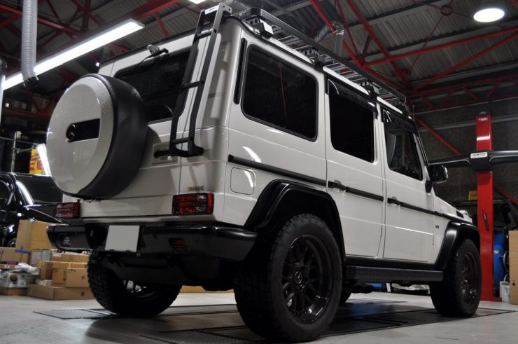 G550 グリル交換 サイドステップ交換 ツートンペイント
