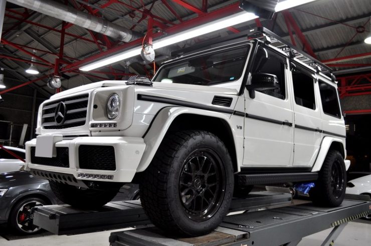 G550 グリル交換 サイドステップ交換 ツートンペイント