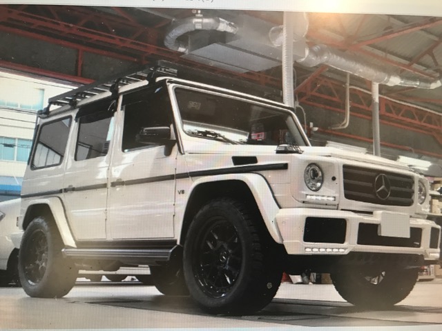 G550 グリル交換 サイドステップ交換 ツートンペイント