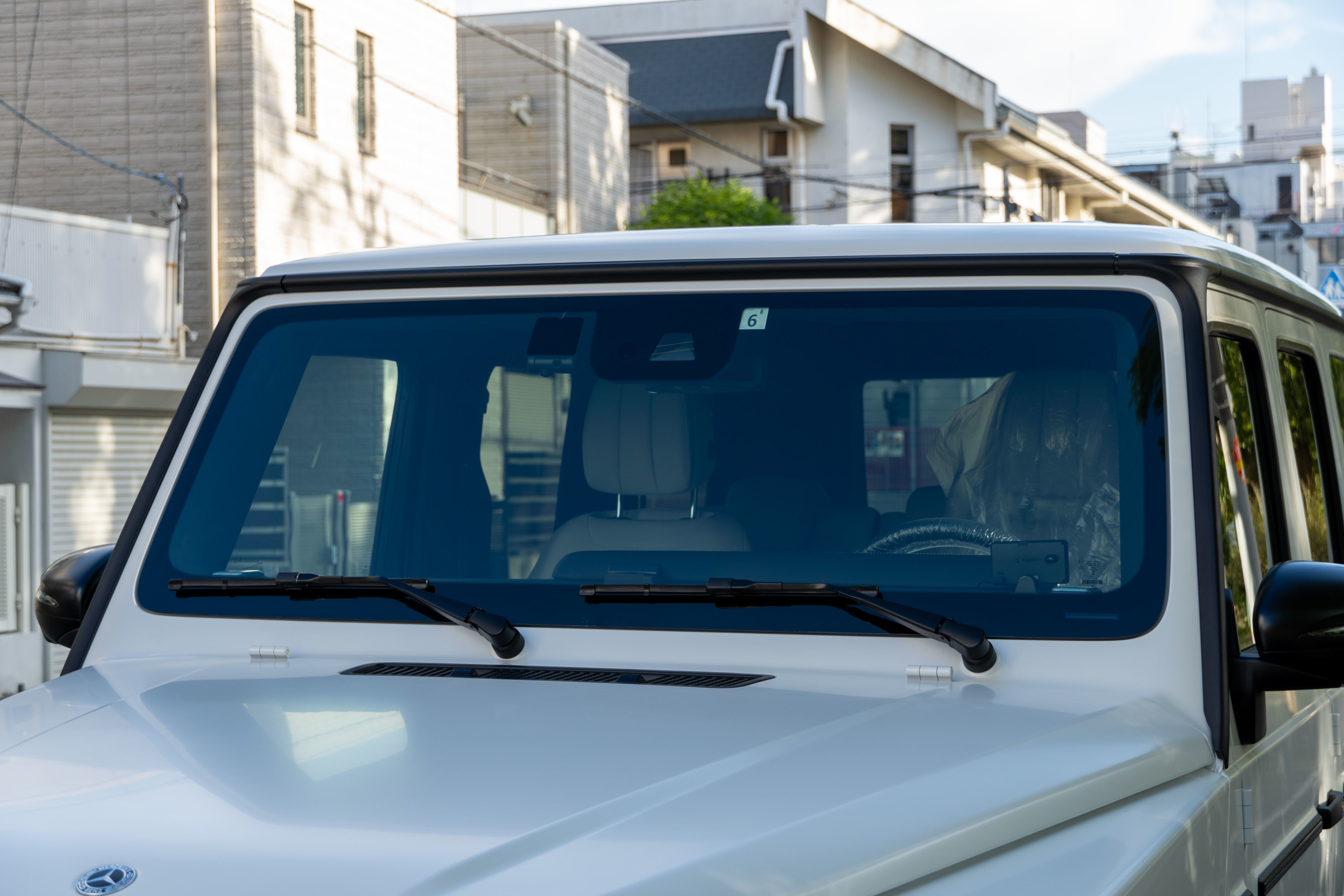W463A G63 AMG エディションマグノホワイト フルプロテクション コーティング 低ダストブレーキパッド スペーサー ボンド大阪 カスタム