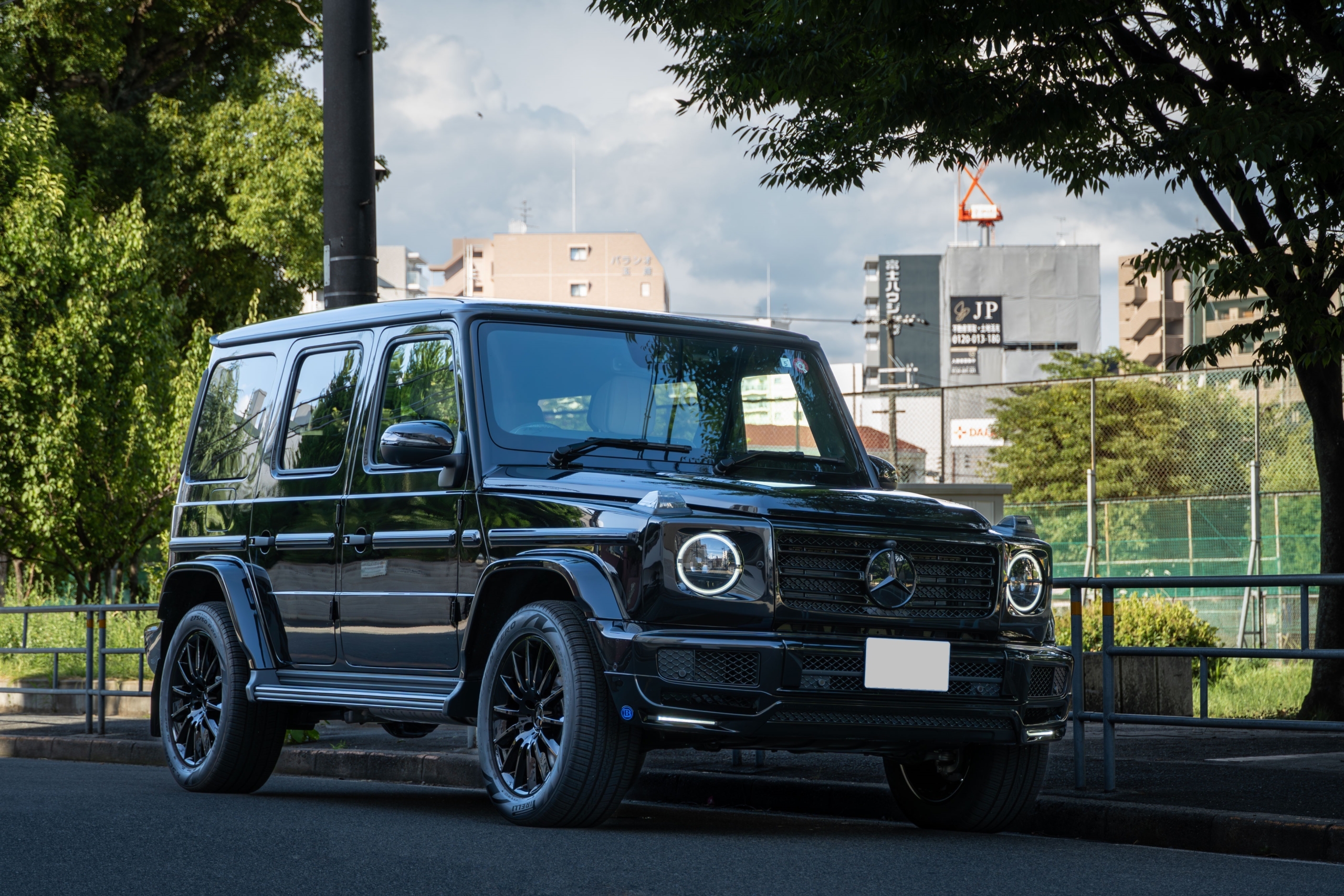 W463A G400d BRABUSスポイラー ブラックアウト ナイトPKG
