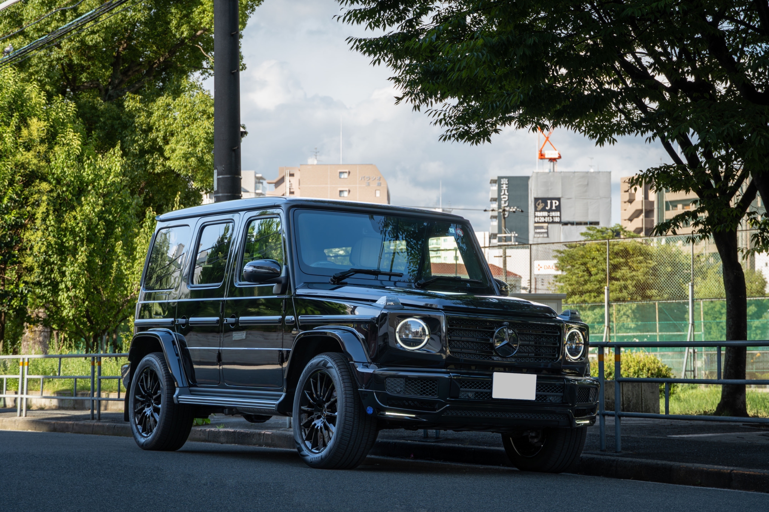 W463A G400d BRABUSスポイラー ブラックアウト ナイトPKG