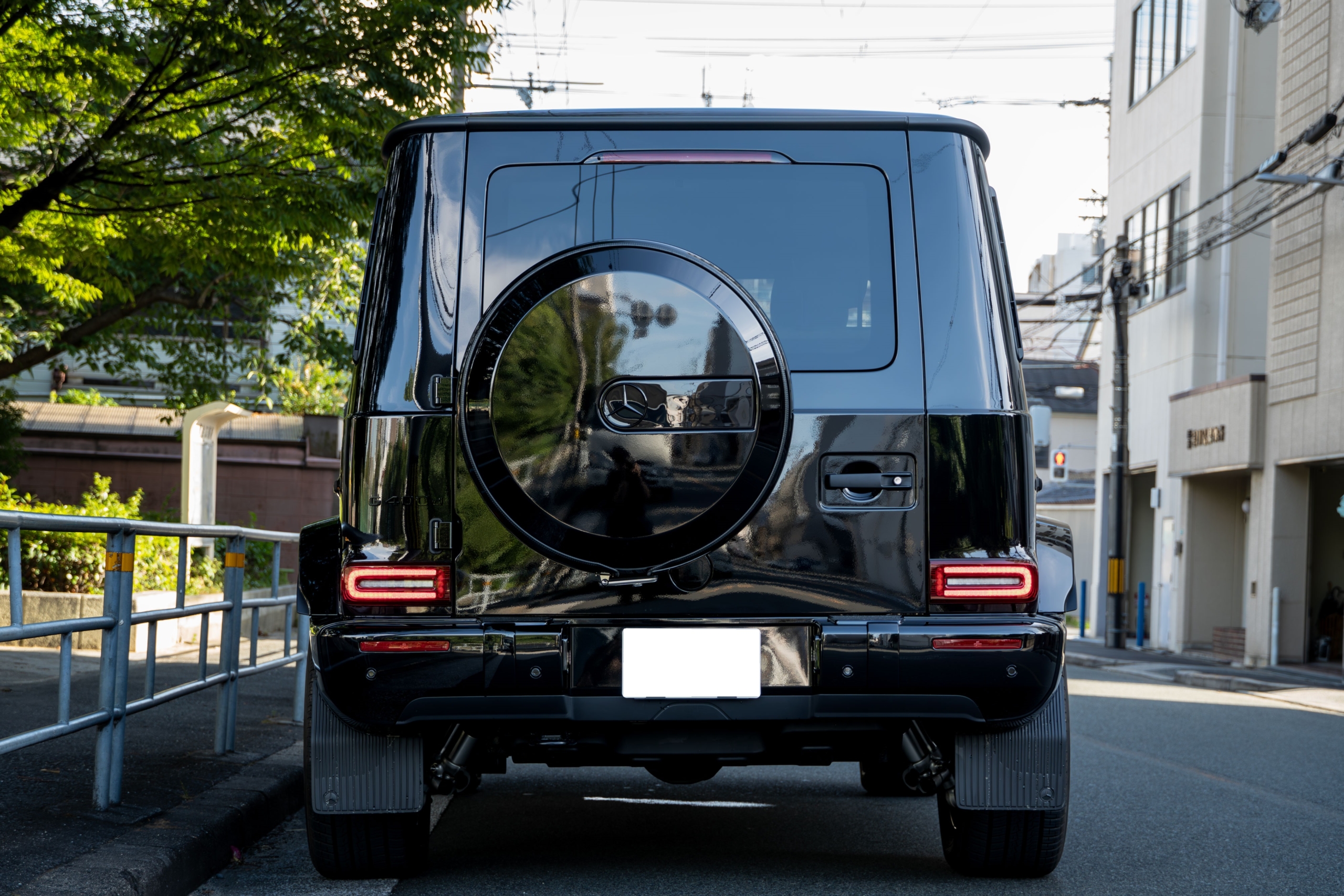 W463A G400d BRABUSスポイラー ブラックアウト ナイトPKG