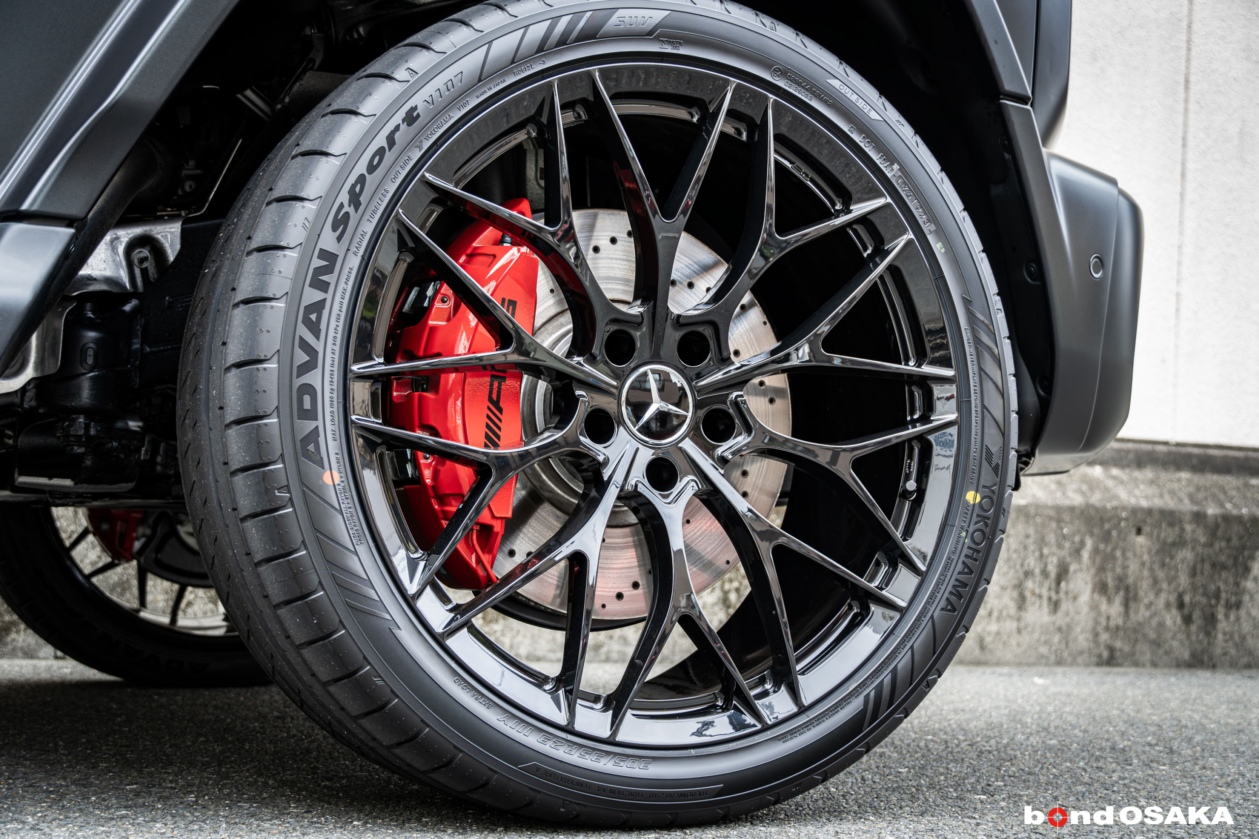 W463A G63 BCforged ホイール交換 ブラックアウト
