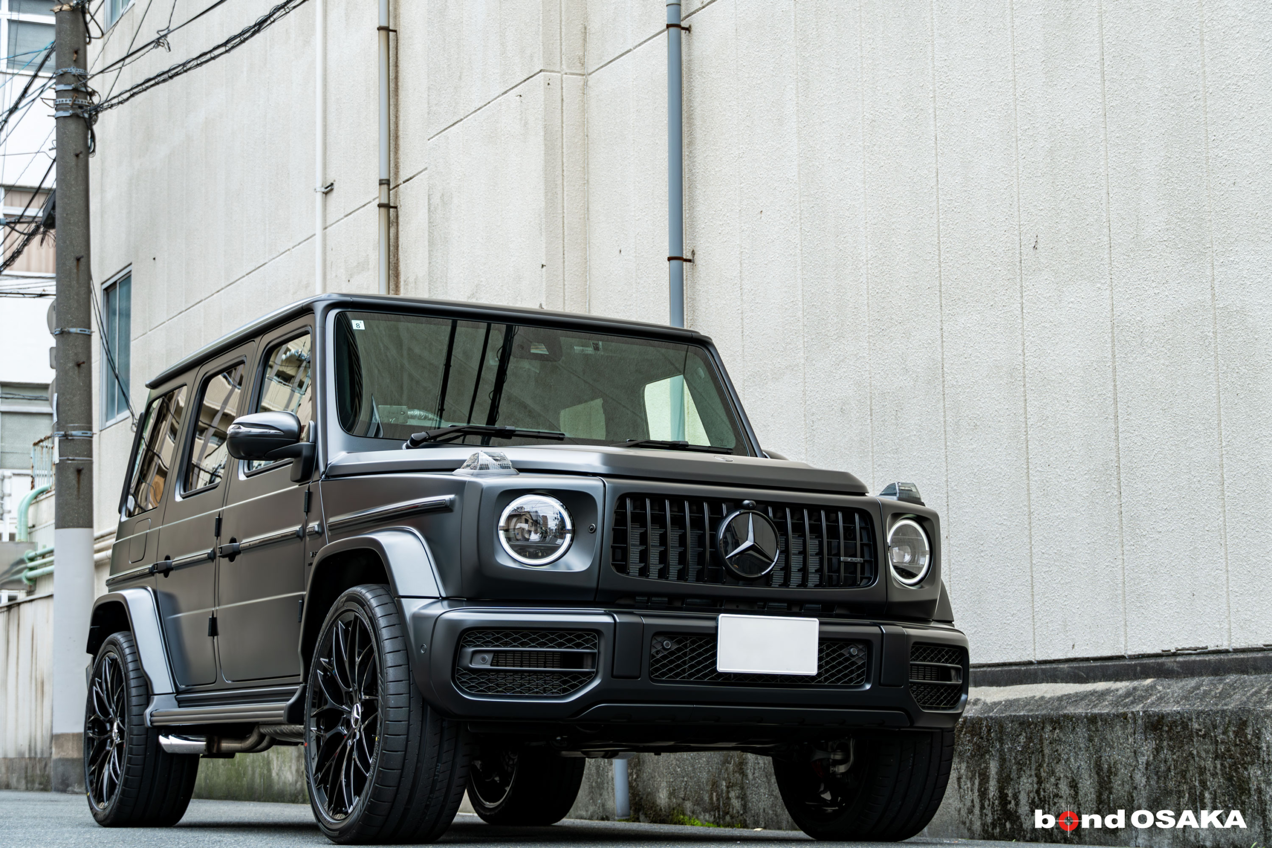 W463A G63 BCforged ホイール交換 ブラックアウト