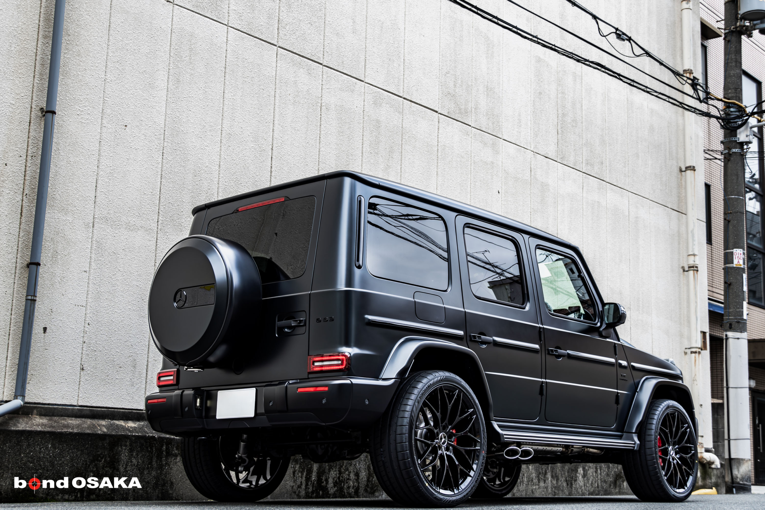 W463A G63 BCforged ホイール交換 ブラックアウト