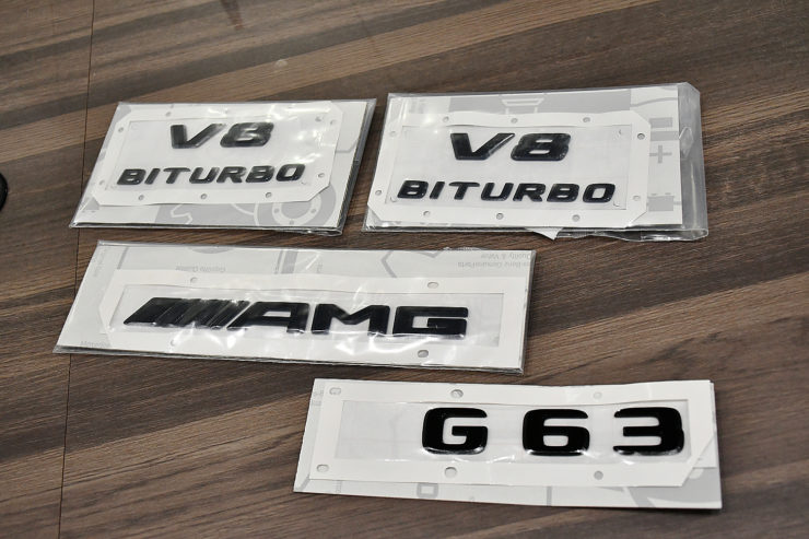 W463A G63 BCforged ホイール交換 ブラックアウト