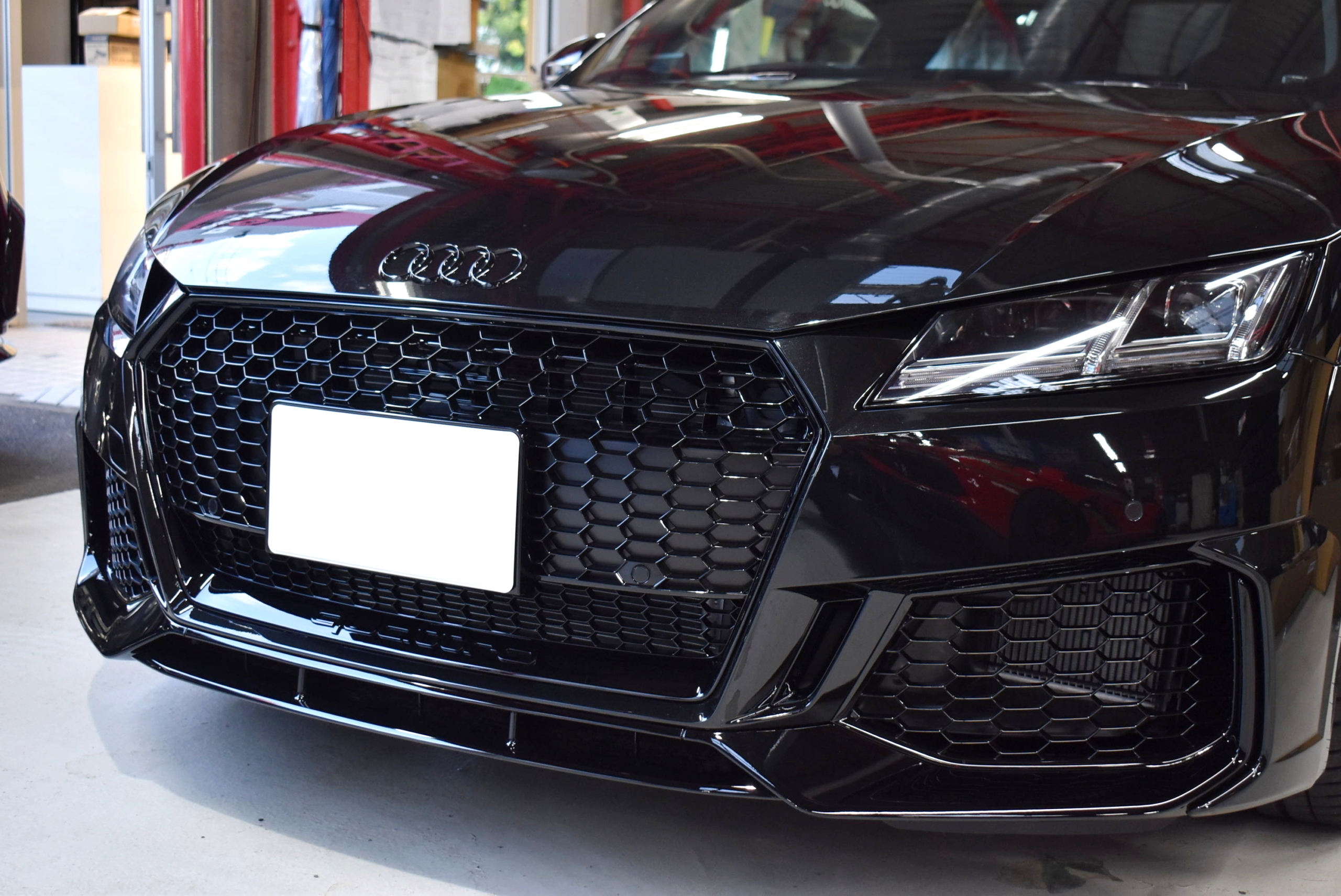 アウディ TTS デジタルインナーミラー RSバンパー プロテクションフィルム カスタム