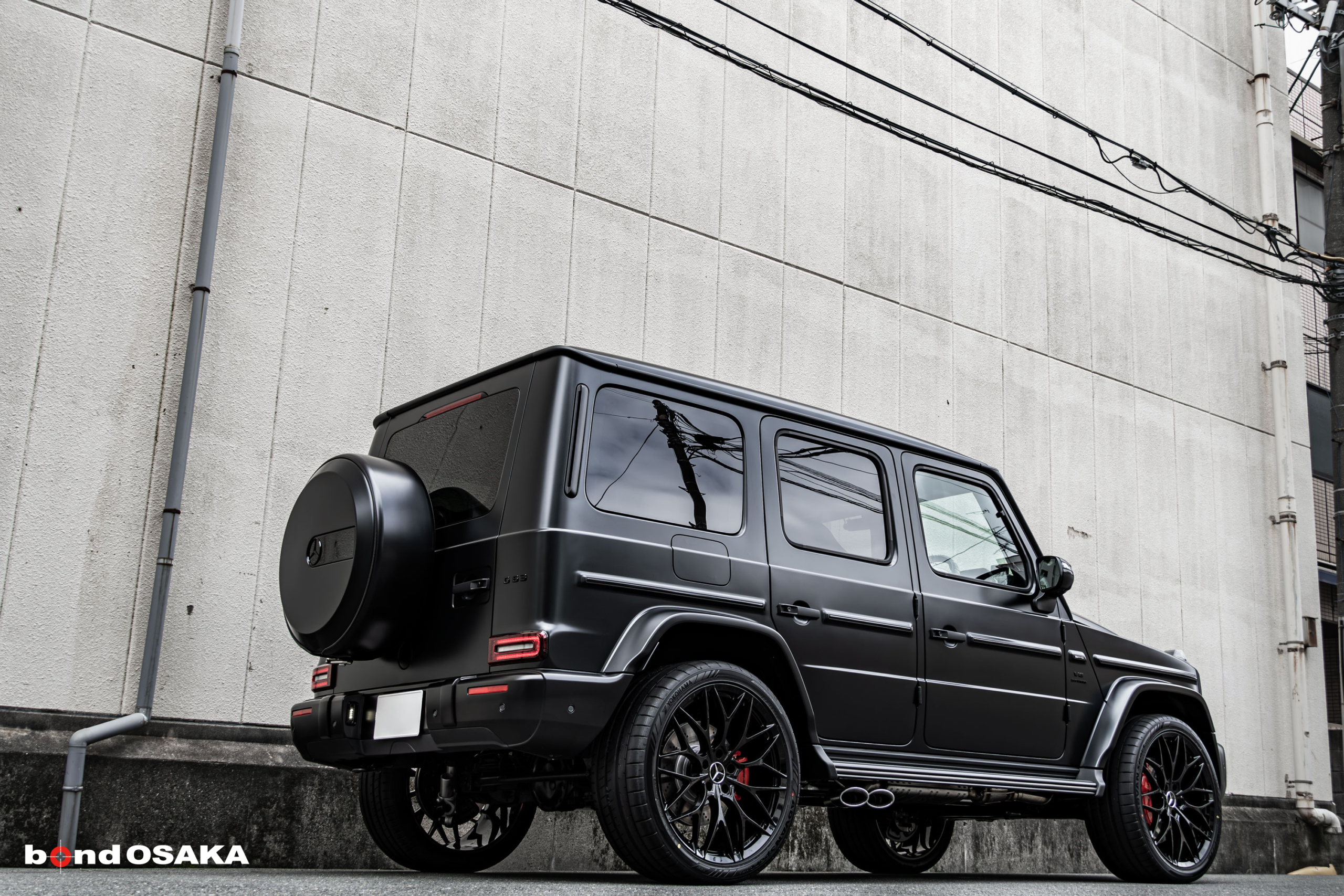 W463A G63 BCforged ホイール交換 ブラックアウト
