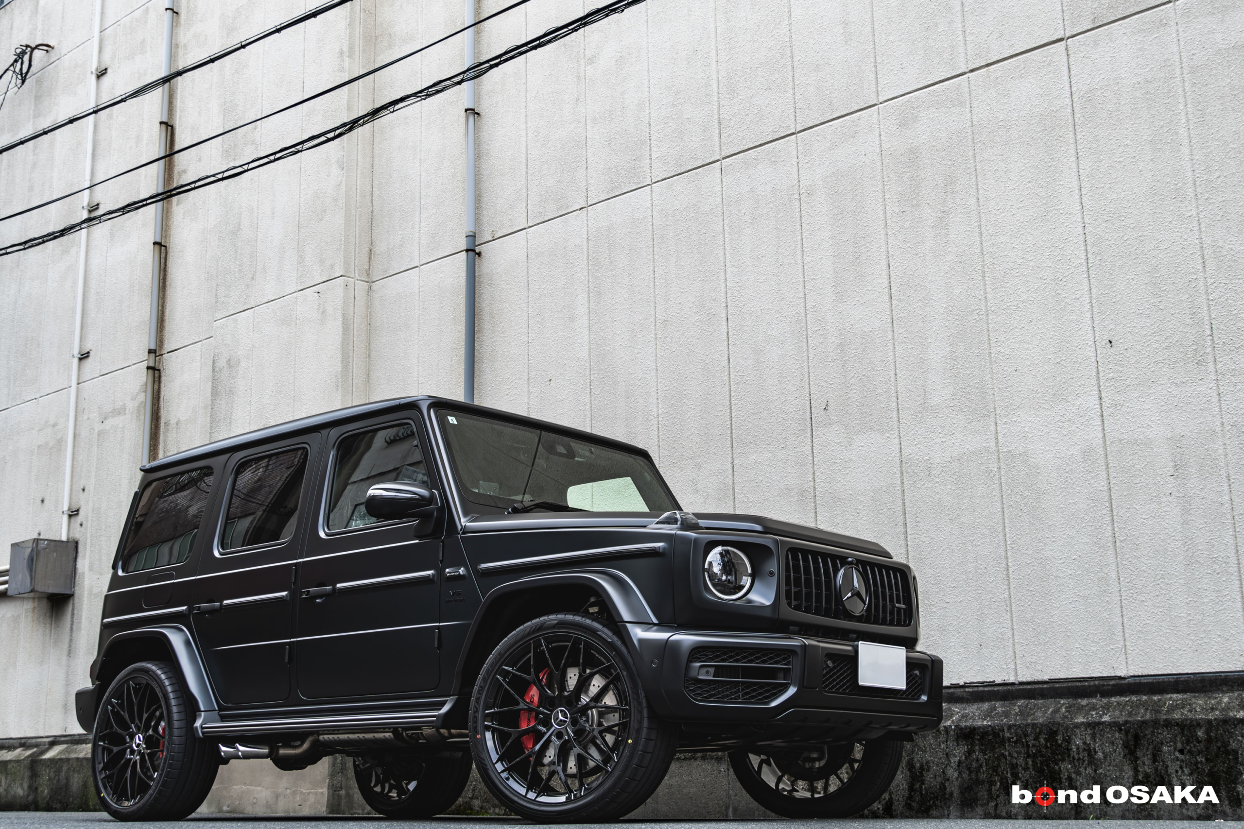W463A G63 BCforged ホイール交換 ブラックアウト