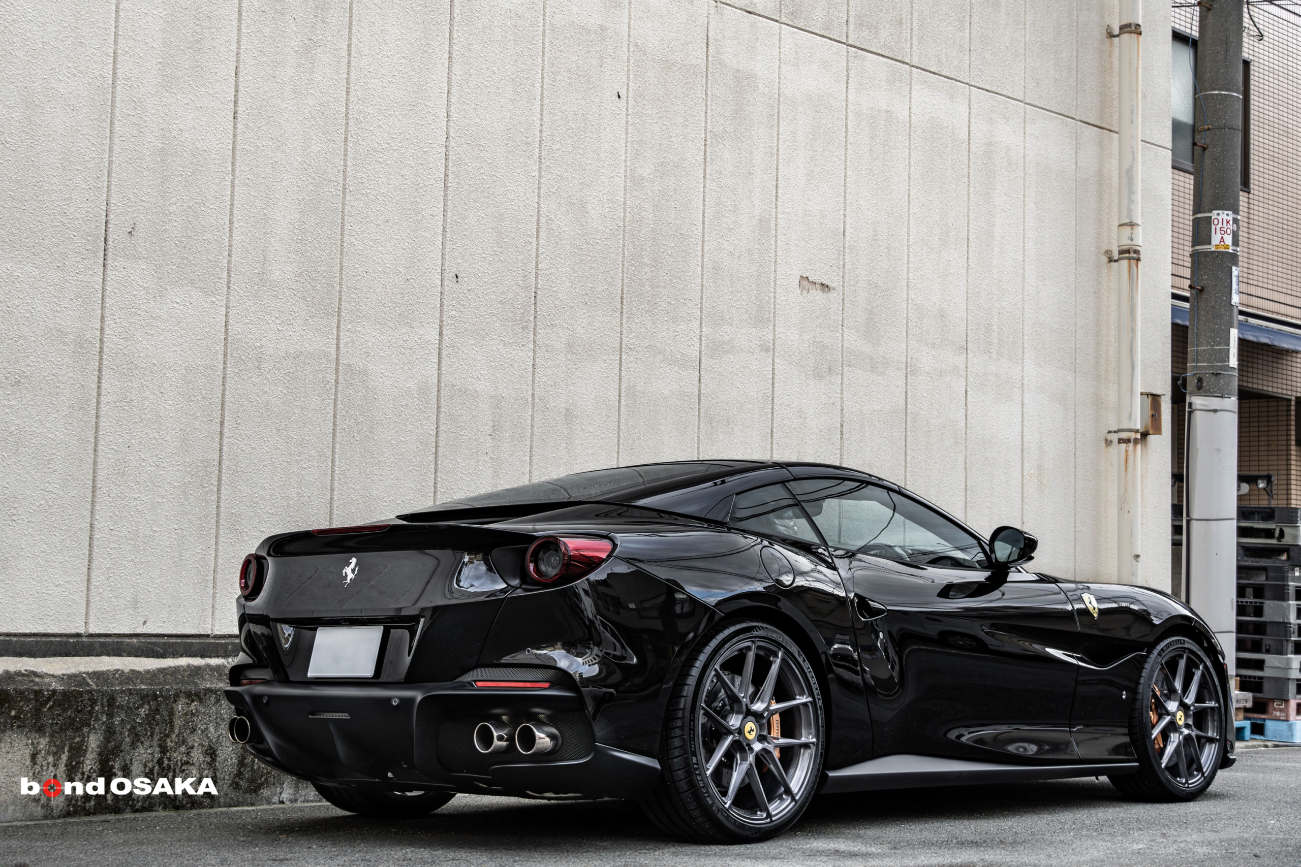 ferrari ポルトフィーノM BCforged ホイール交換 ローダウン