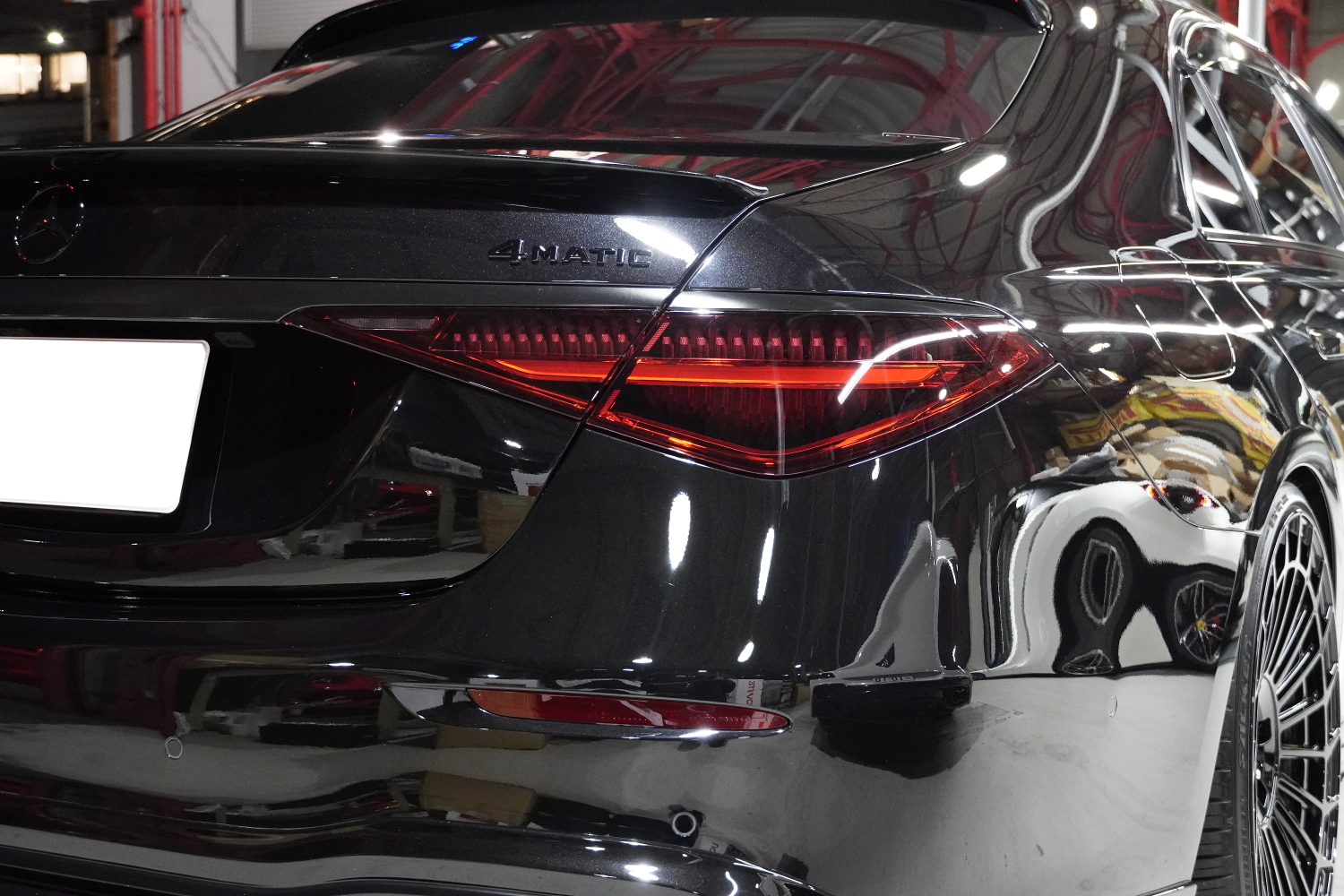 W223 S500 MAXHAUST マフラー キャリパーペイント スモークテール ガラスコーティング