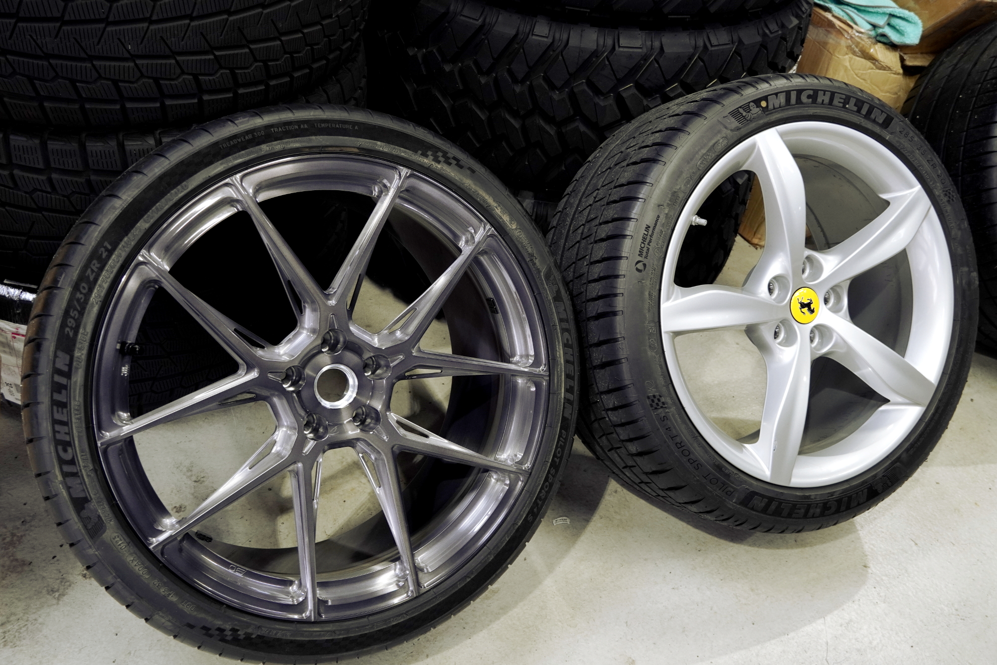 ferrari ポルトフィーノM BCforged ホイール交換 ローダウン