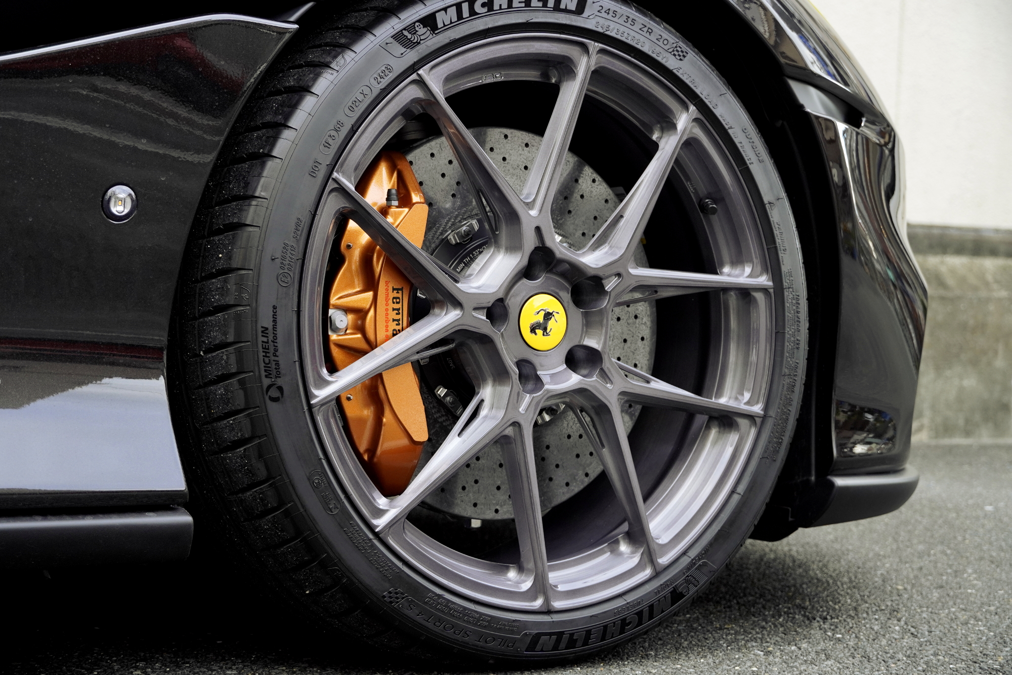 ferrari ポルトフィーノM BCforged ホイール交換 ローダウン