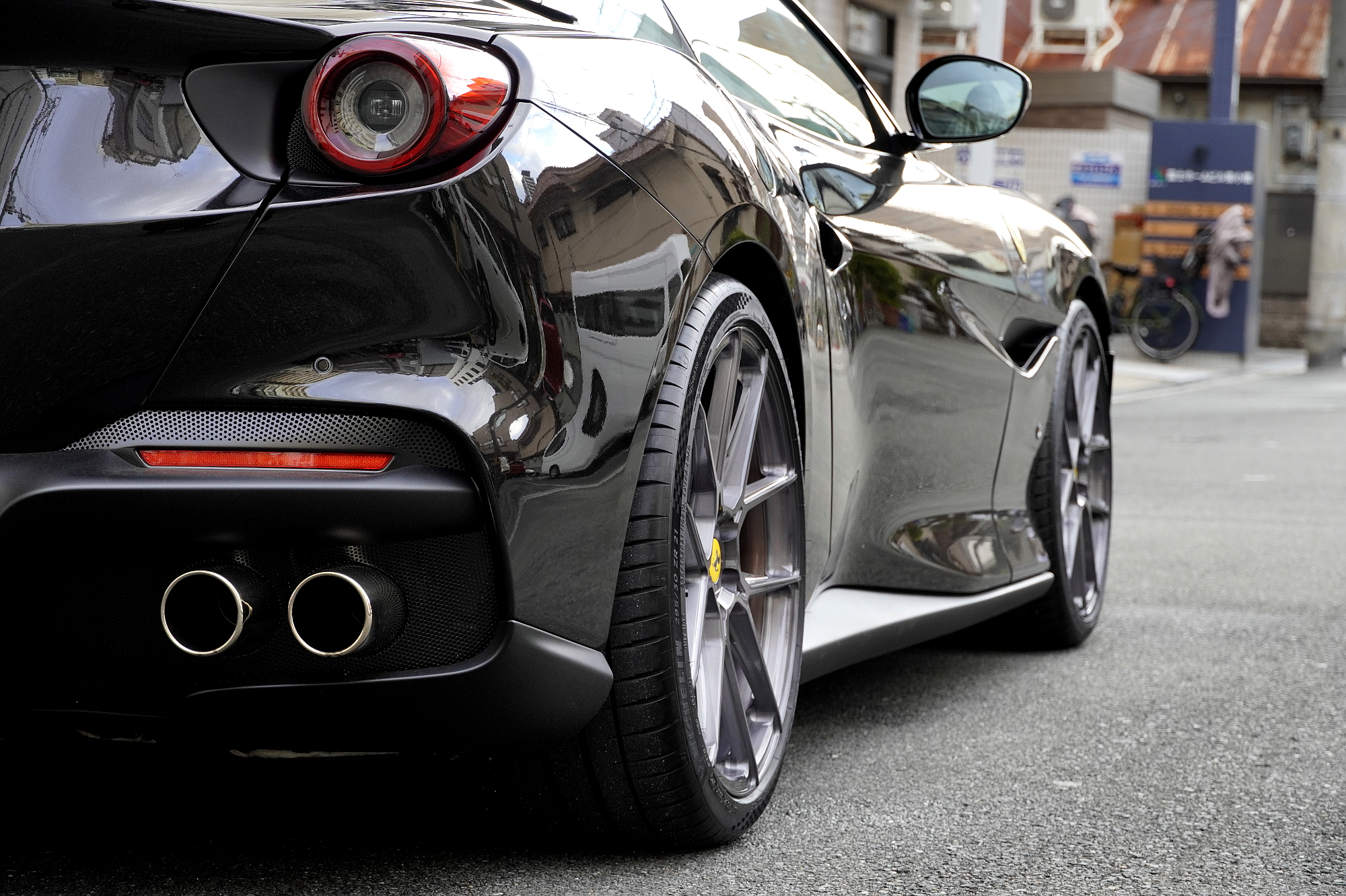 ferrari ポルトフィーノM BCforged ホイール交換 ローダウン