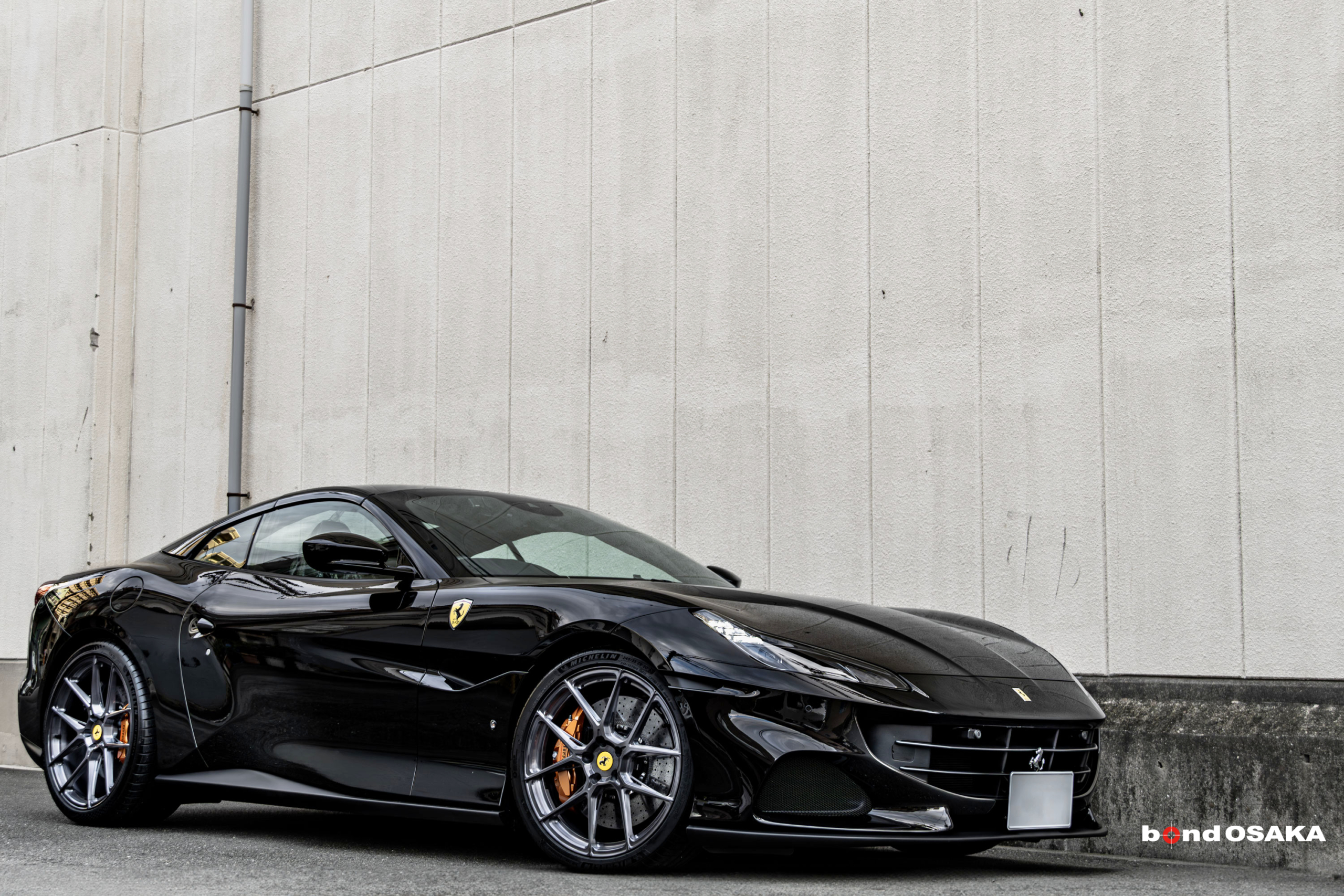 ferrari ポルトフィーノM BCforged ホイール交換 ローダウン