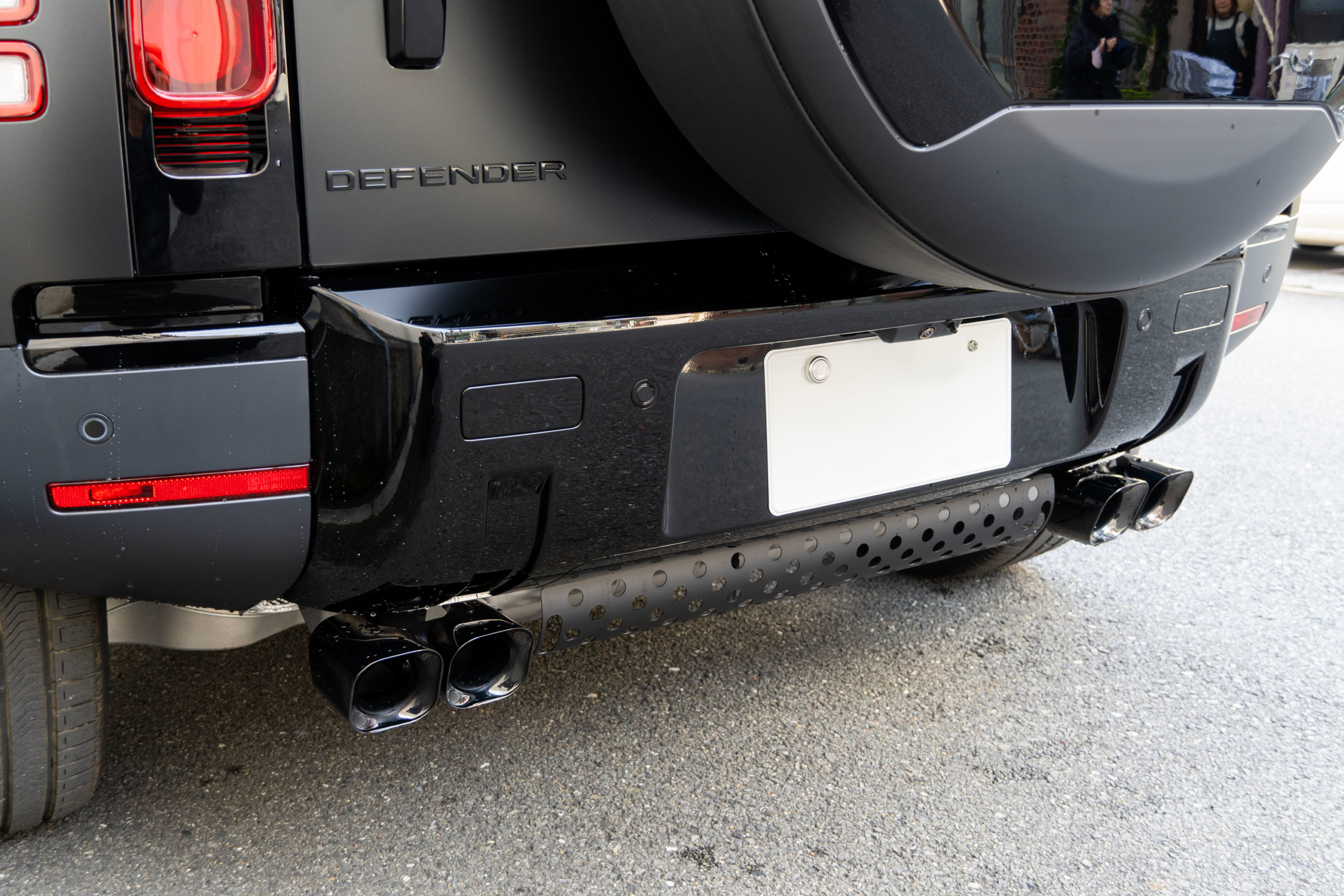DEFENDER110 4本出しマフラーカッター カスタム