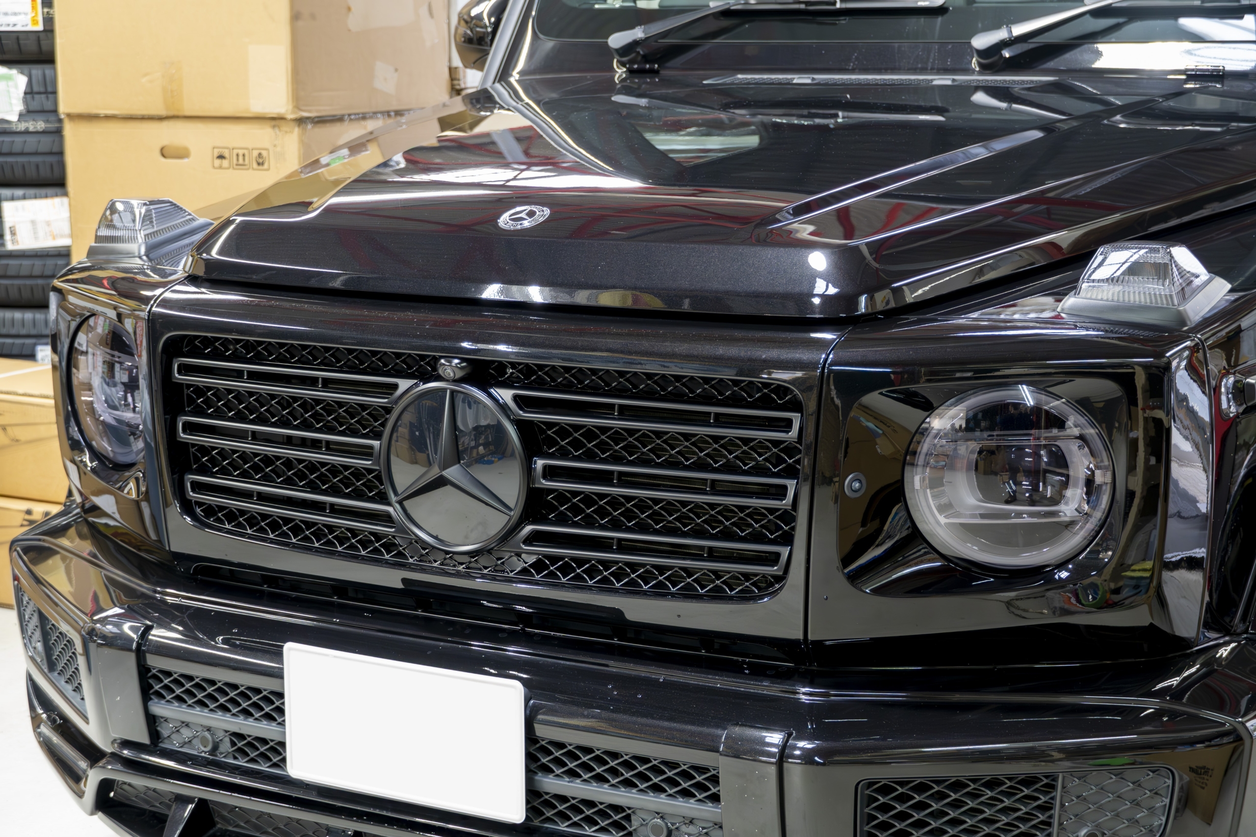W463A G350d ステアリング交換 カスタム ボンド大阪