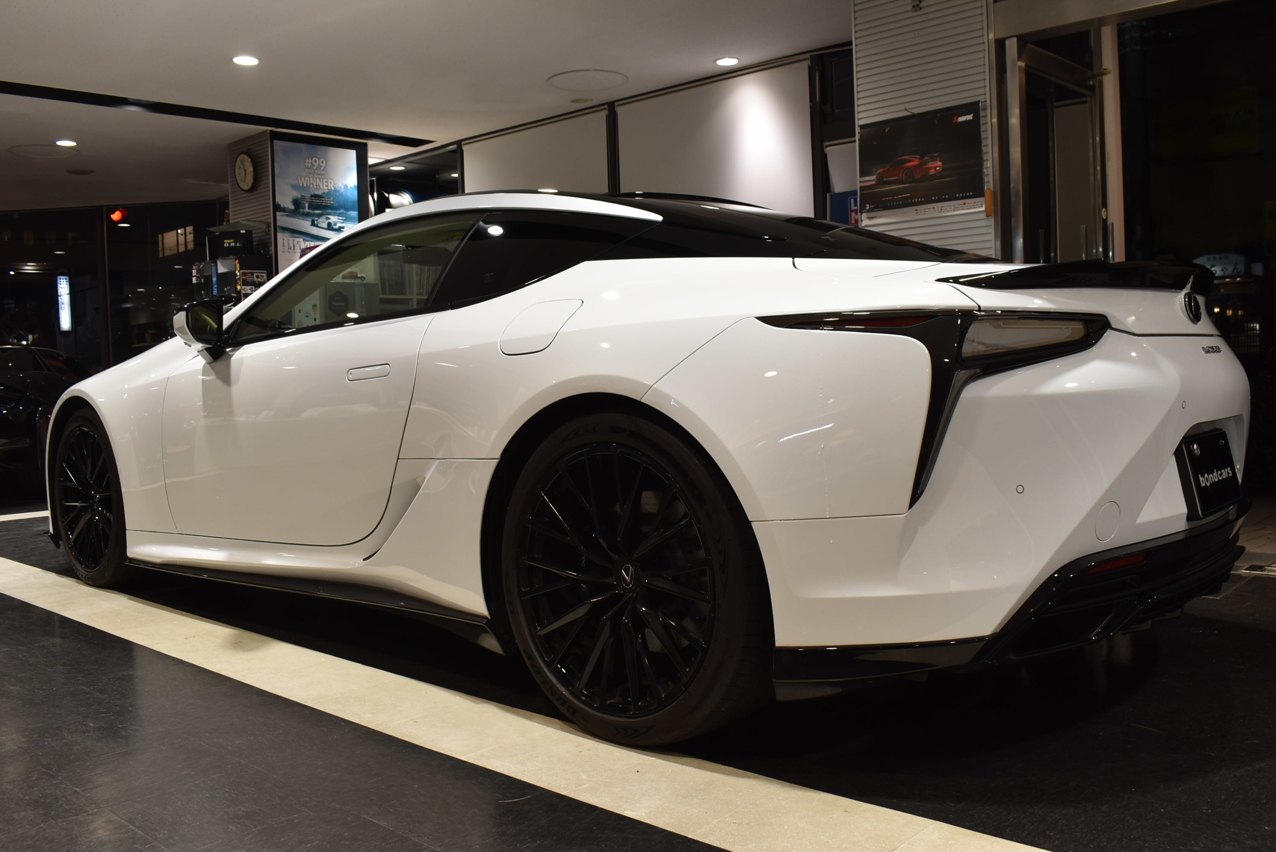 レクサス LC500クーペ Sパッケージ MC後 マークレビンソンオーディオ TRDエアロ(F/S/R/RD/トランクSP/ミラーカバー)各部ブラックペイント