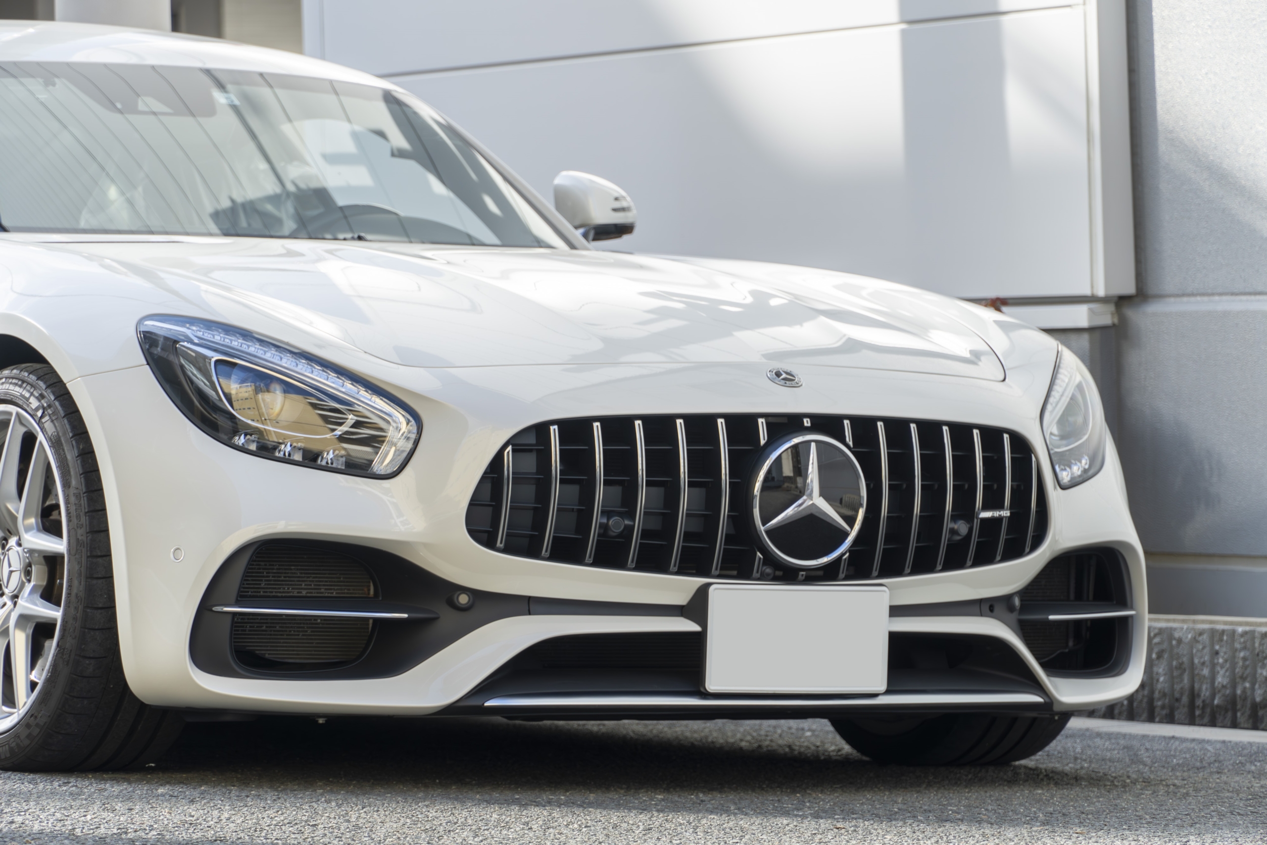 C190 AMG GT×パナメリカーナグリル・後期フロントバンパー ボンド大阪