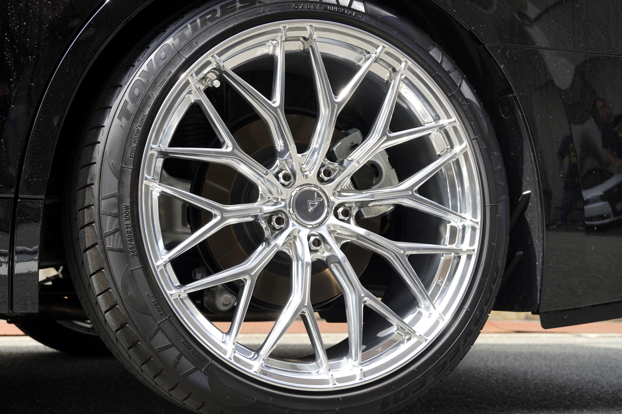 40系 ヴェルファイア パーフェクトダンパー 車高調 AKforged ホイール交換 カスタム