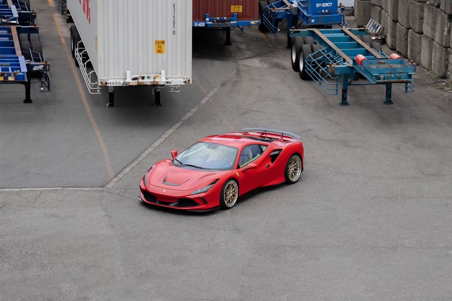 Ferrari F8 spider×ANRKY S3-X1 wheels・NOVITEC ボンド大阪