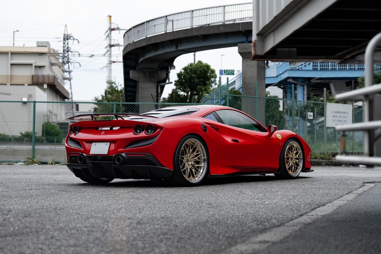 Ferrari F8 spider×ANRKY S3-X1 wheels・NOVITEC ボンド大阪