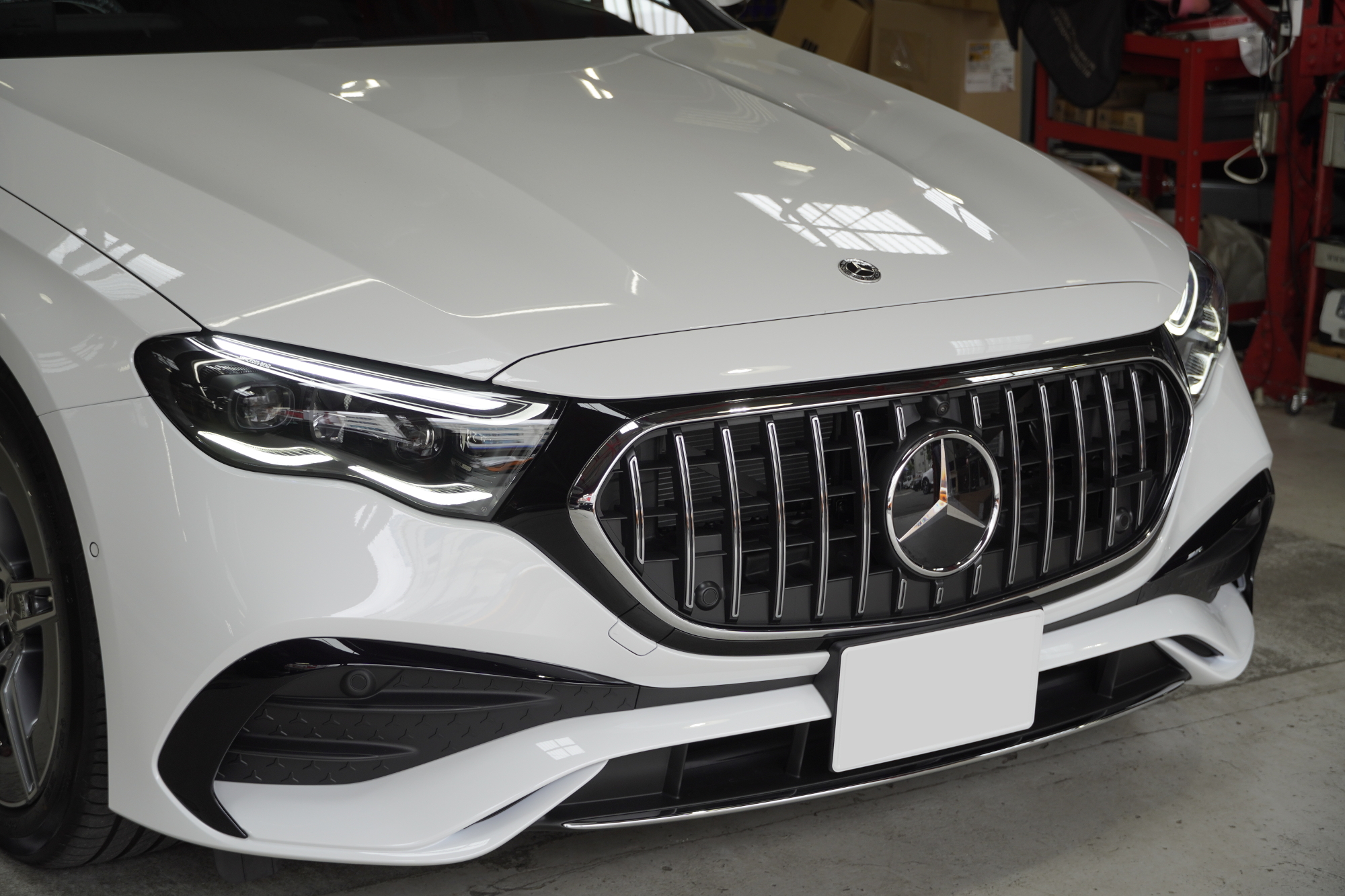 W214 新型Eクラス　低ダストパッド　パナメリカーナグリル