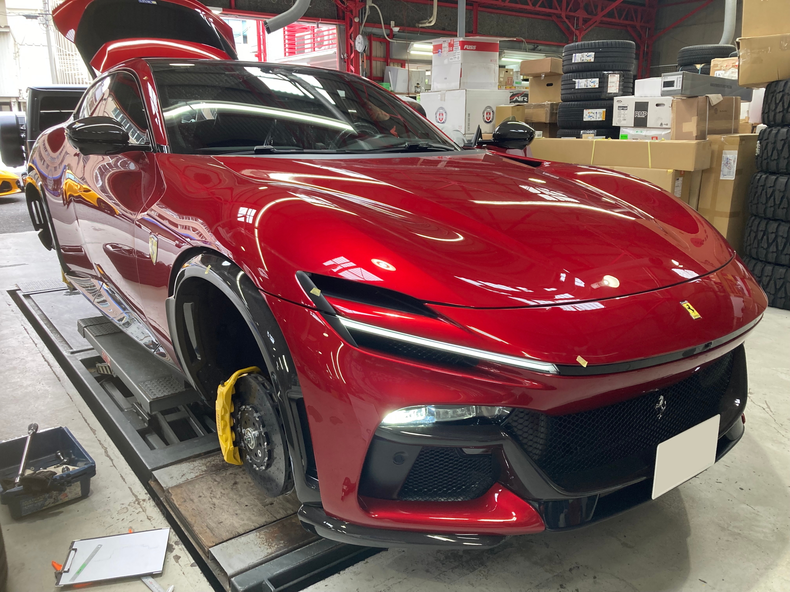 フェラーリ　プロサングエ　プロテクションフィルム　