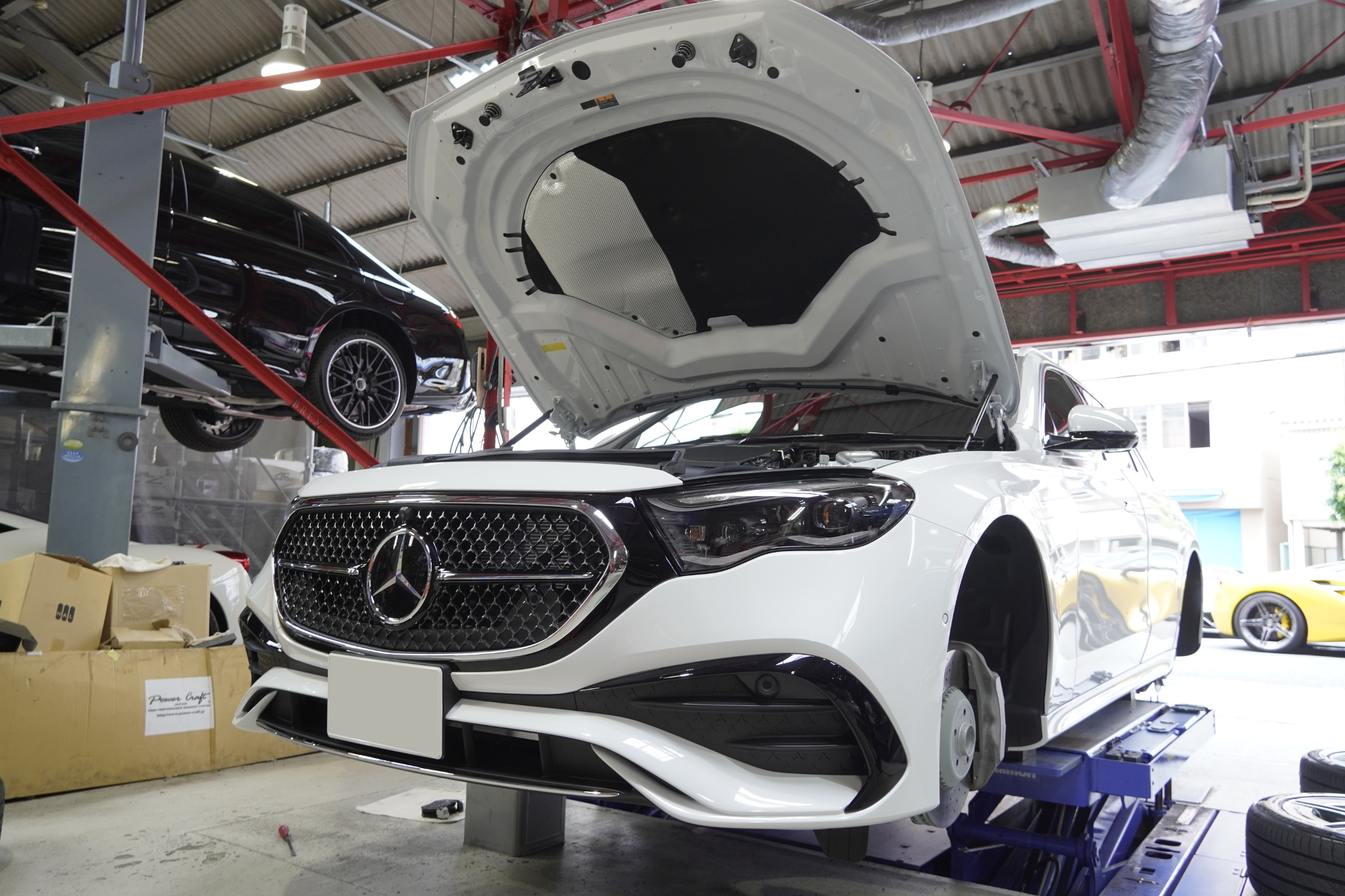 W214 新型Eクラス　低ダストパッド　パナメリカーナグリル