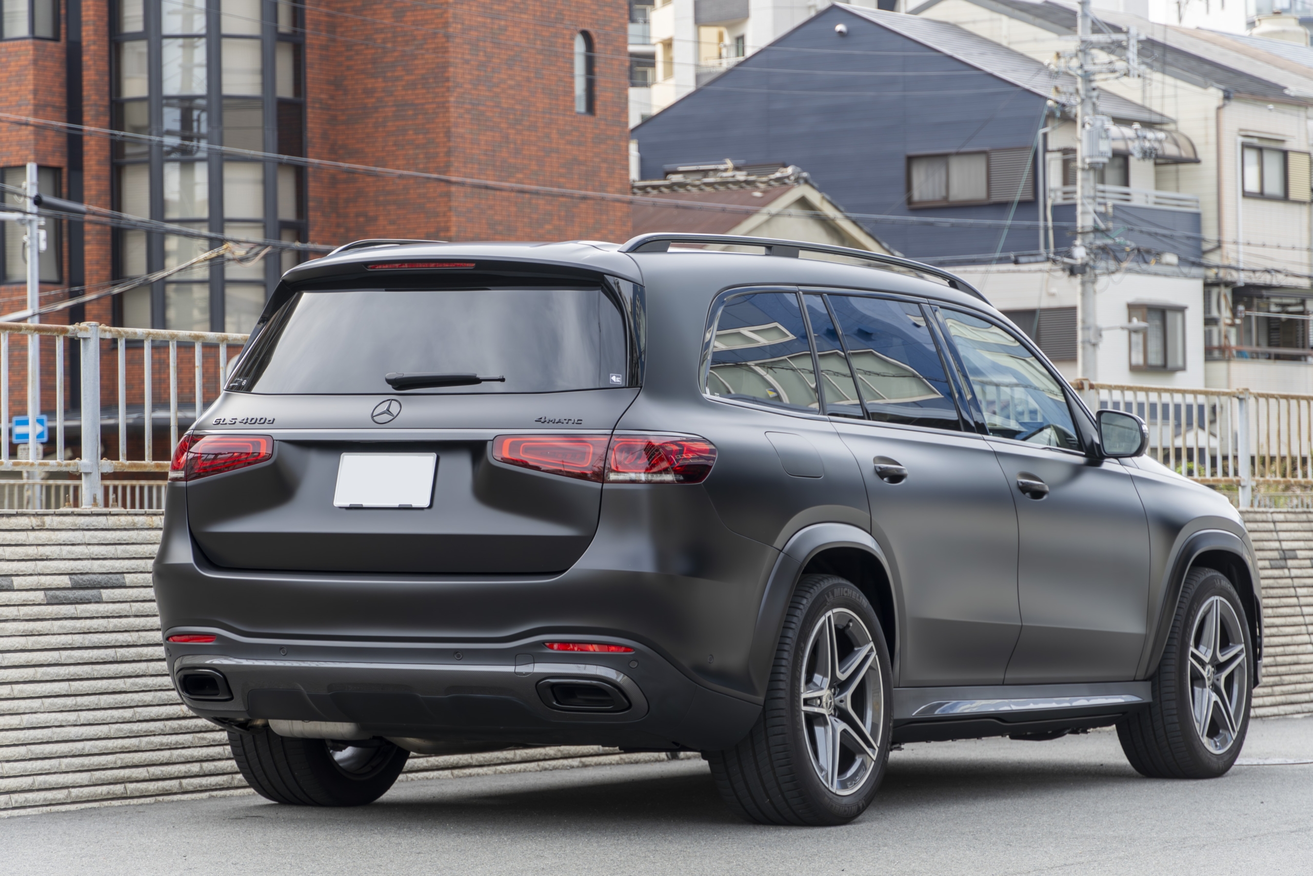 X167 GLS400d×プロテクションフィルム・電動サイドステップ ボンド大阪