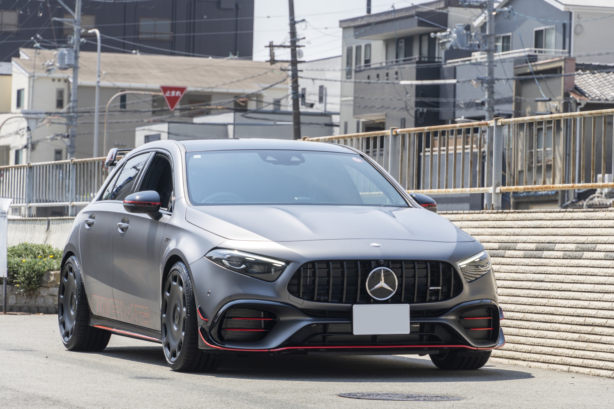 W177 A45S AMG×BC Forged GW01-CXホイール・プロテクションフィルム・低ダストブレーキパッド ボンド大阪
