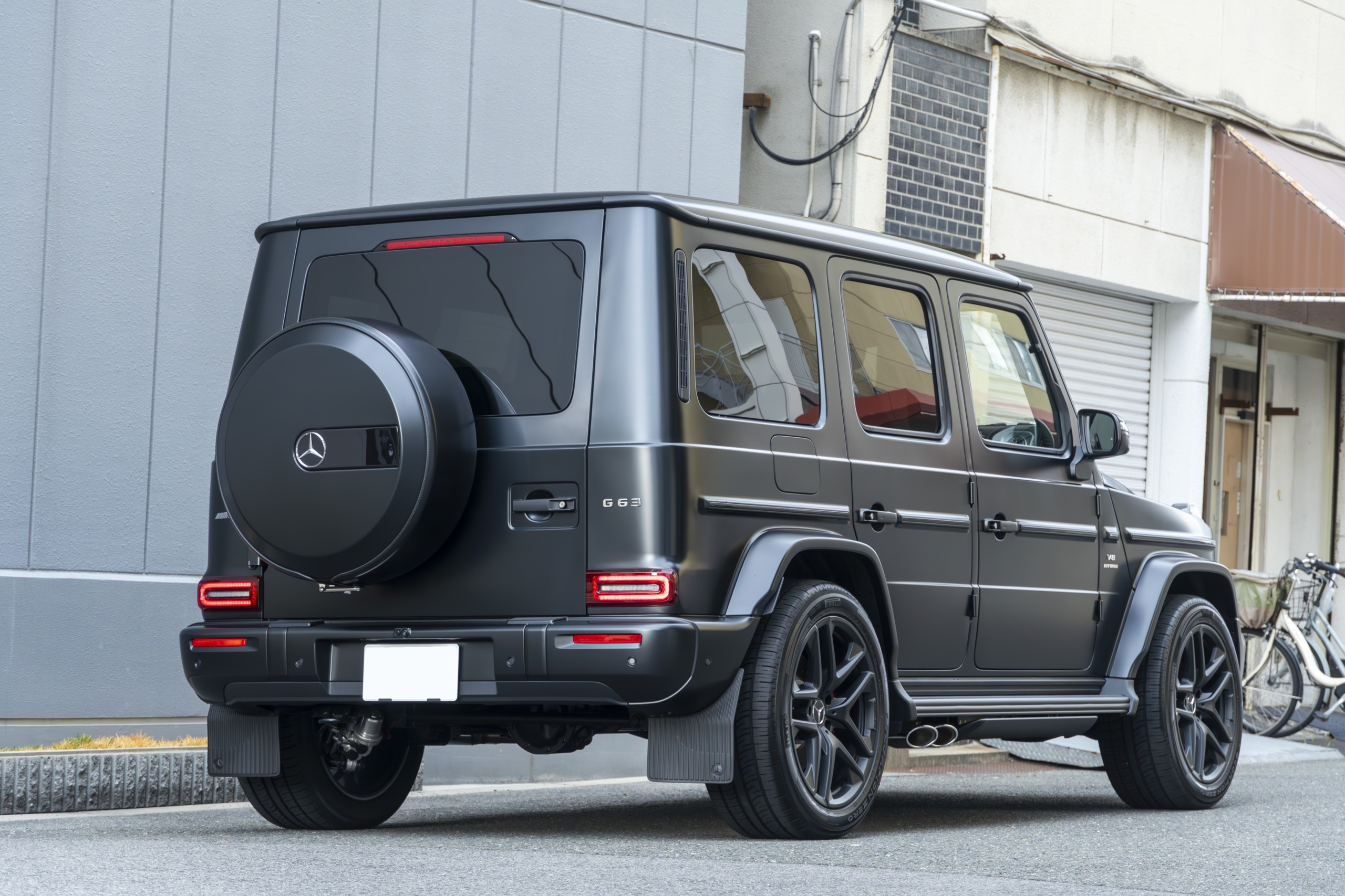 W465 G63 AMG×ダウンサス・スペーサー・低ダストパッド・電動ステップ・ラッピング ボンド大阪