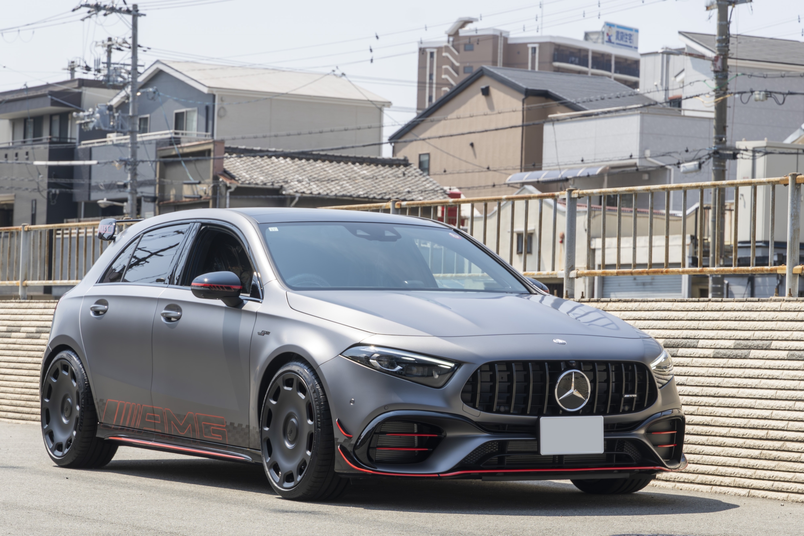W177 A45S AMG×BC Forged GW01-CXホイール・プロテクションフィルム・低ダストブレーキパッド ボンド大阪