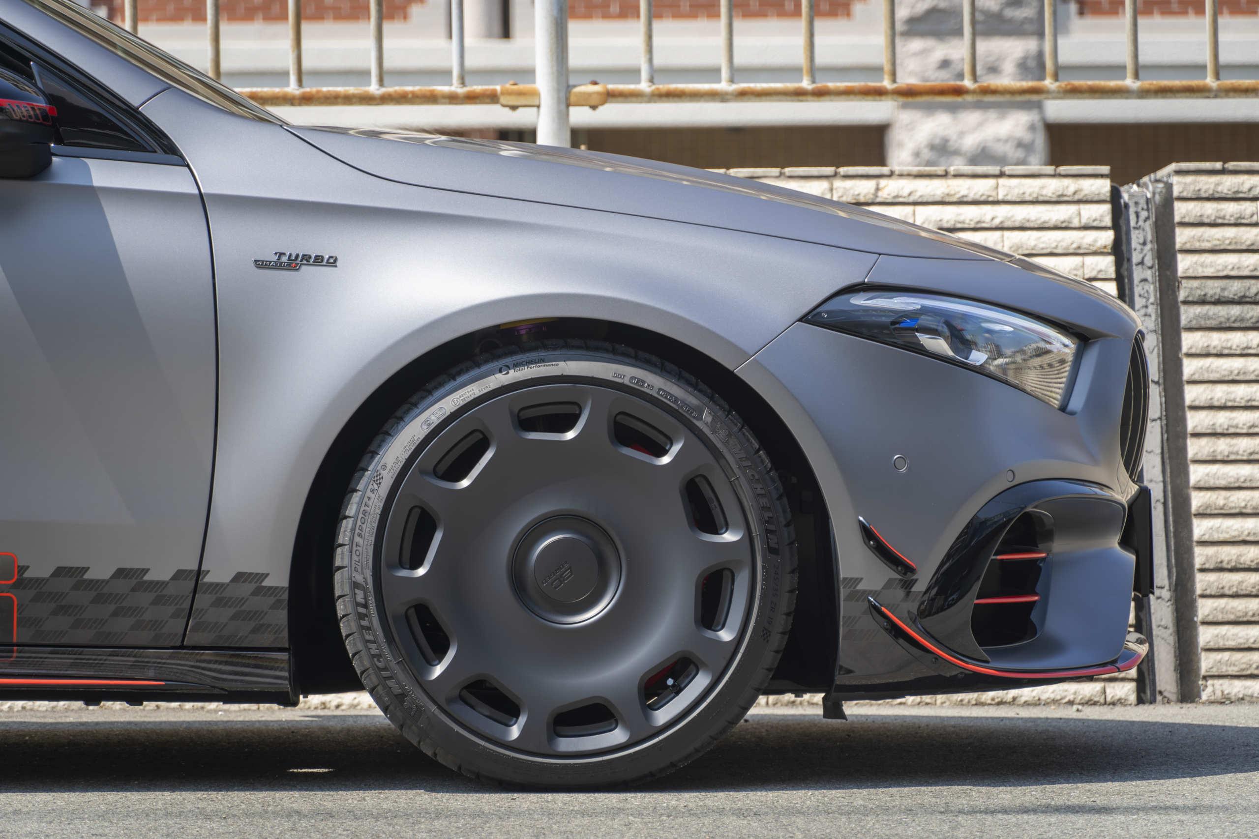 W177 A45S AMG×BC Forged GW01-CXホイール・プロテクションフィルム・低ダストブレーキパッド ボンド大阪
