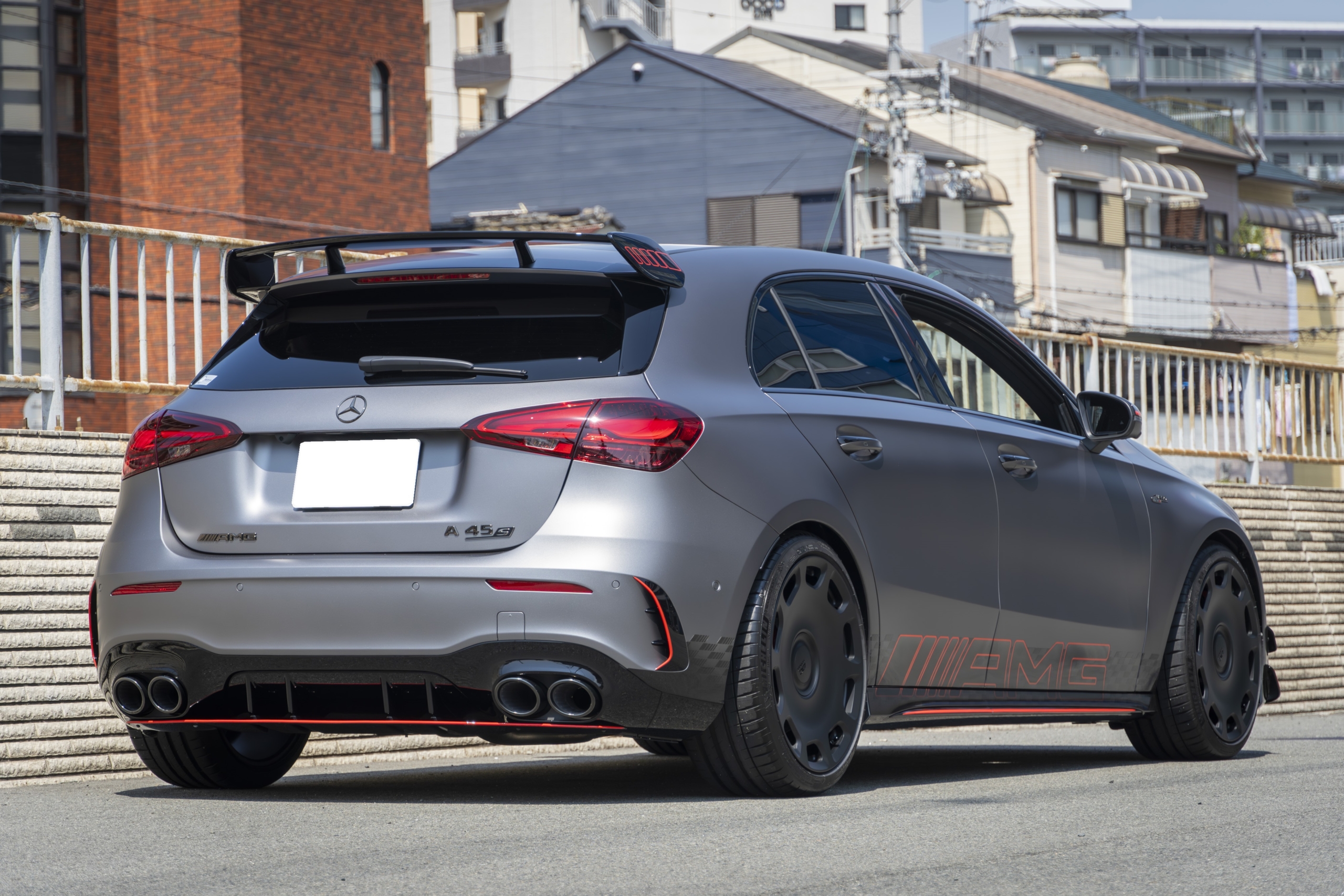 W177 A45S AMG×BC Forged GW01-CXホイール・プロテクションフィルム・低ダストブレーキパッド ボンド大阪