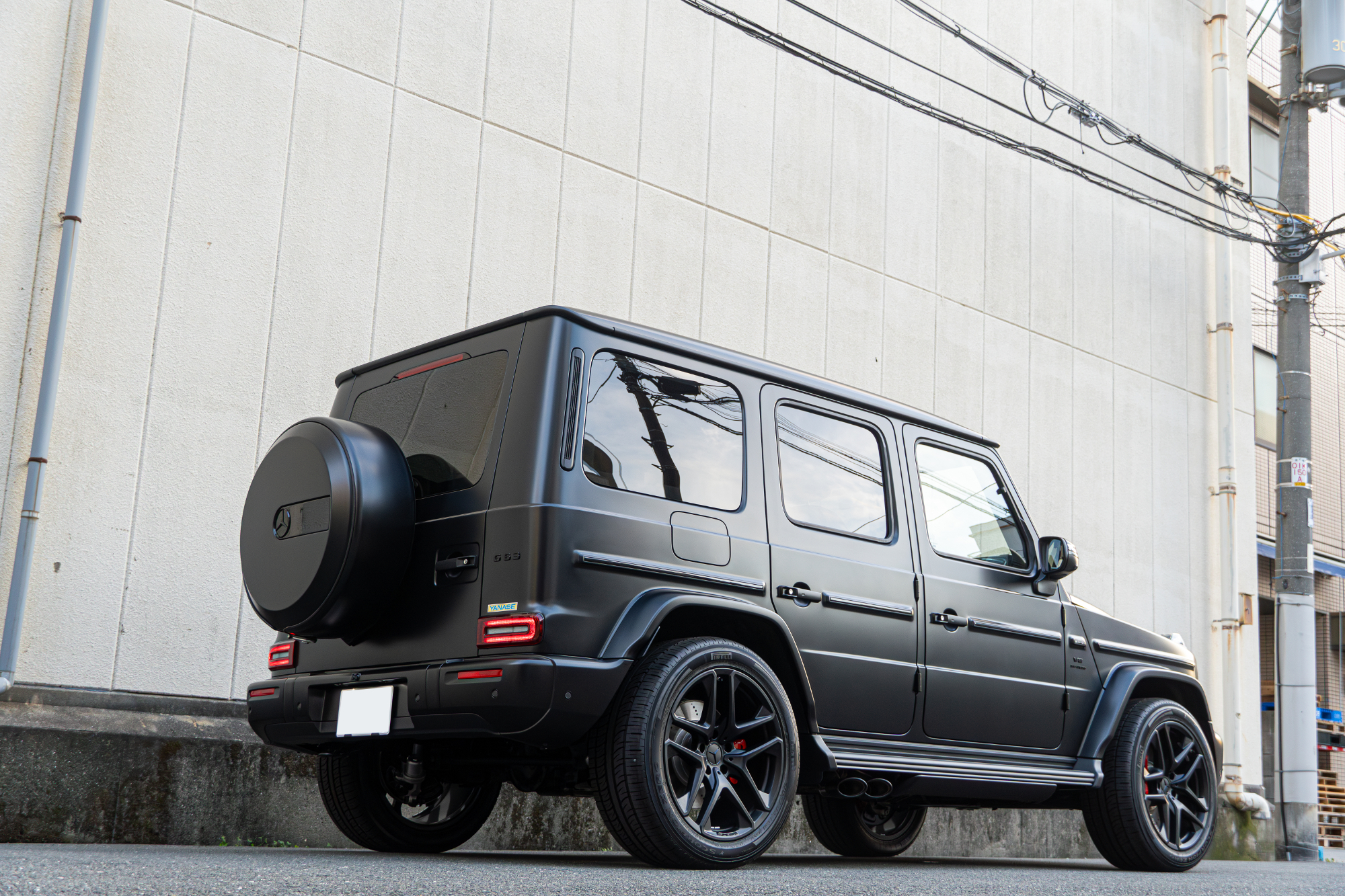W465 AMG G63 ローダウン ブラックアウト 電動サイドステップ カスタム
