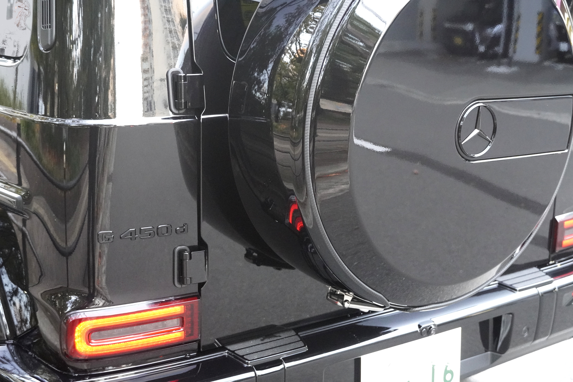 W465 G450d 電動サイドステップ イージークローザー ブラックアウト