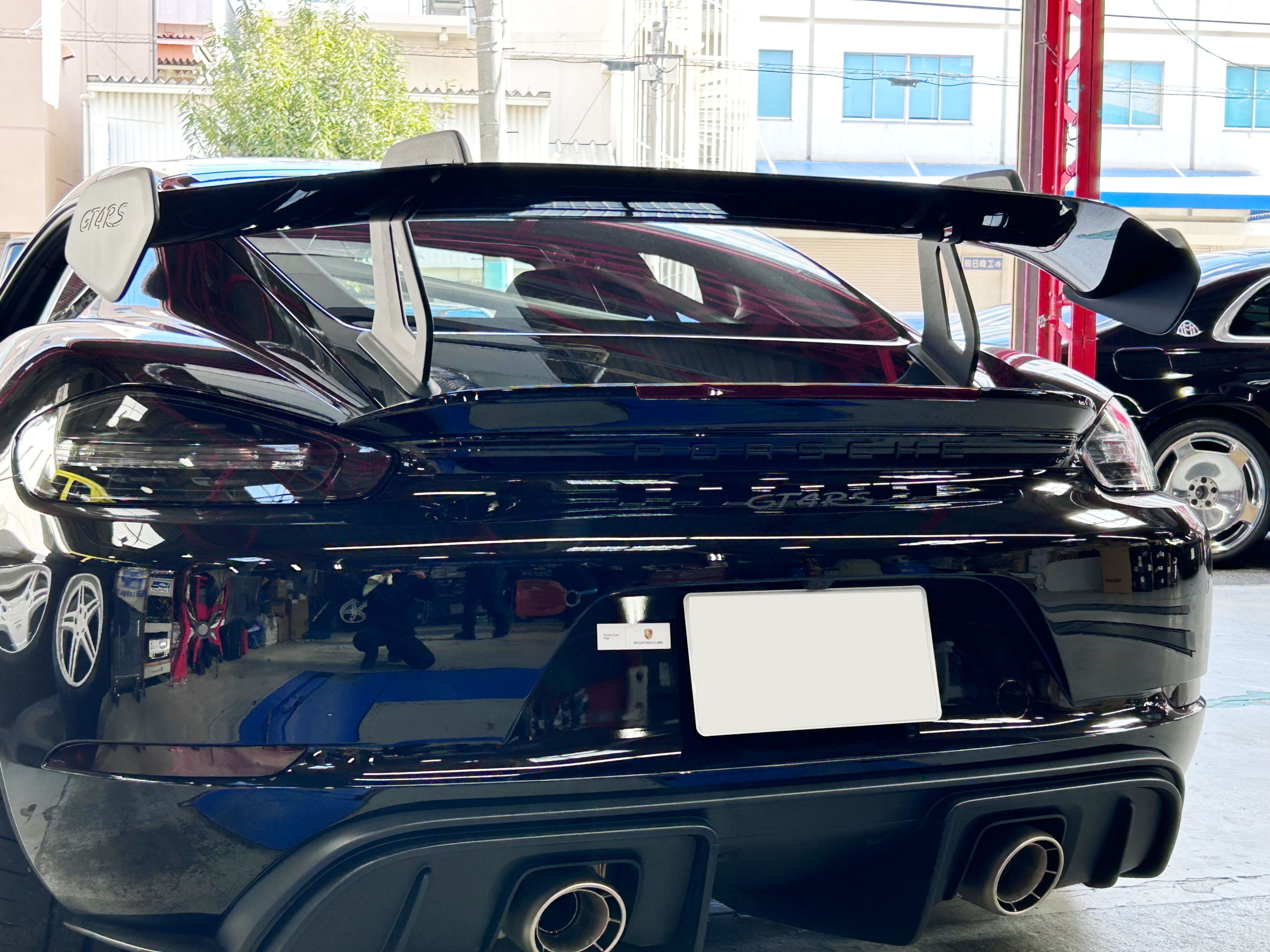 718　ケイマン　GT4RS　レカロ　マフラー　バルブ　カスタム