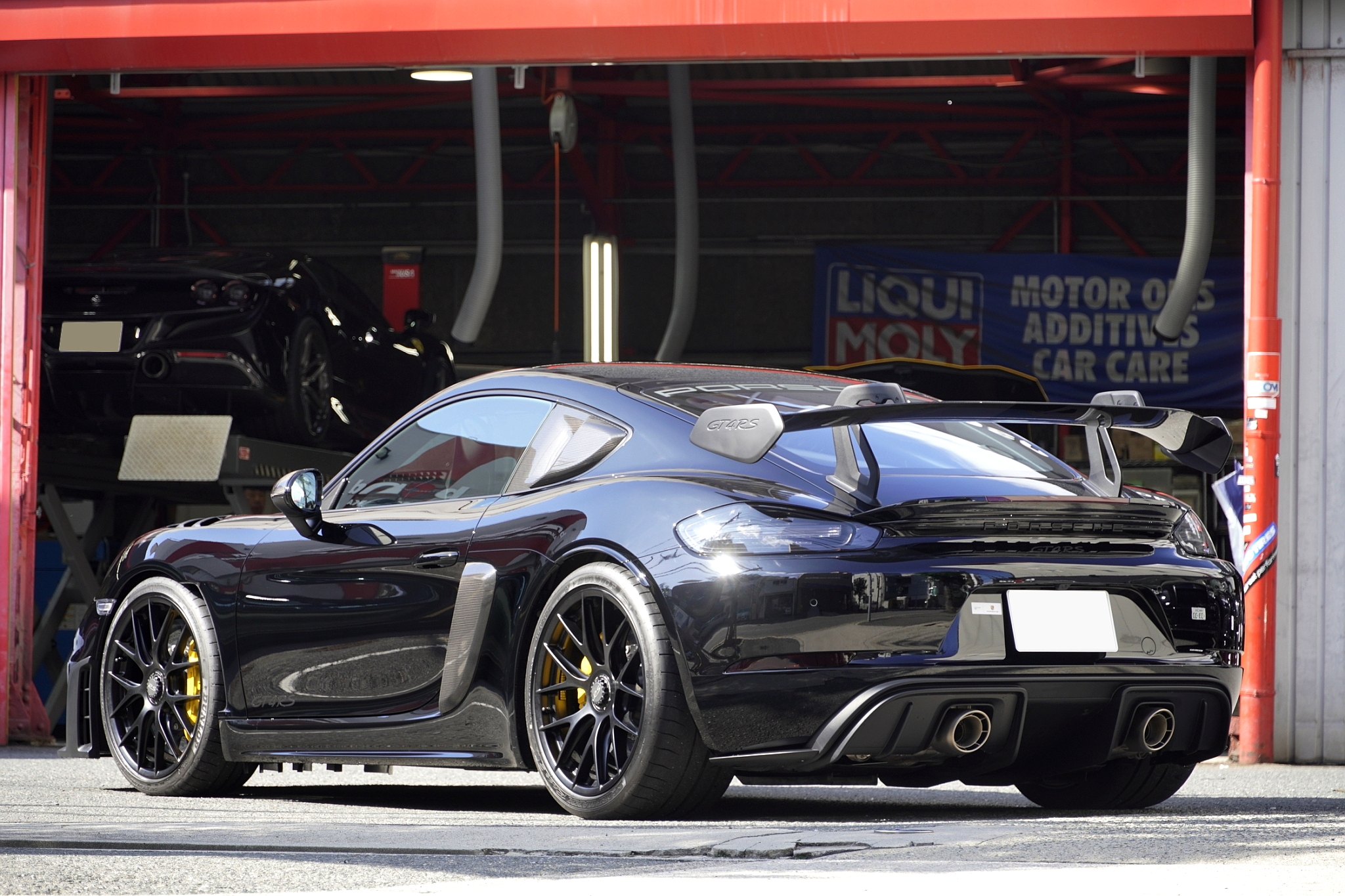 718　ケイマン　GT4RS　レカロ　マフラー　バルブ　カスタム