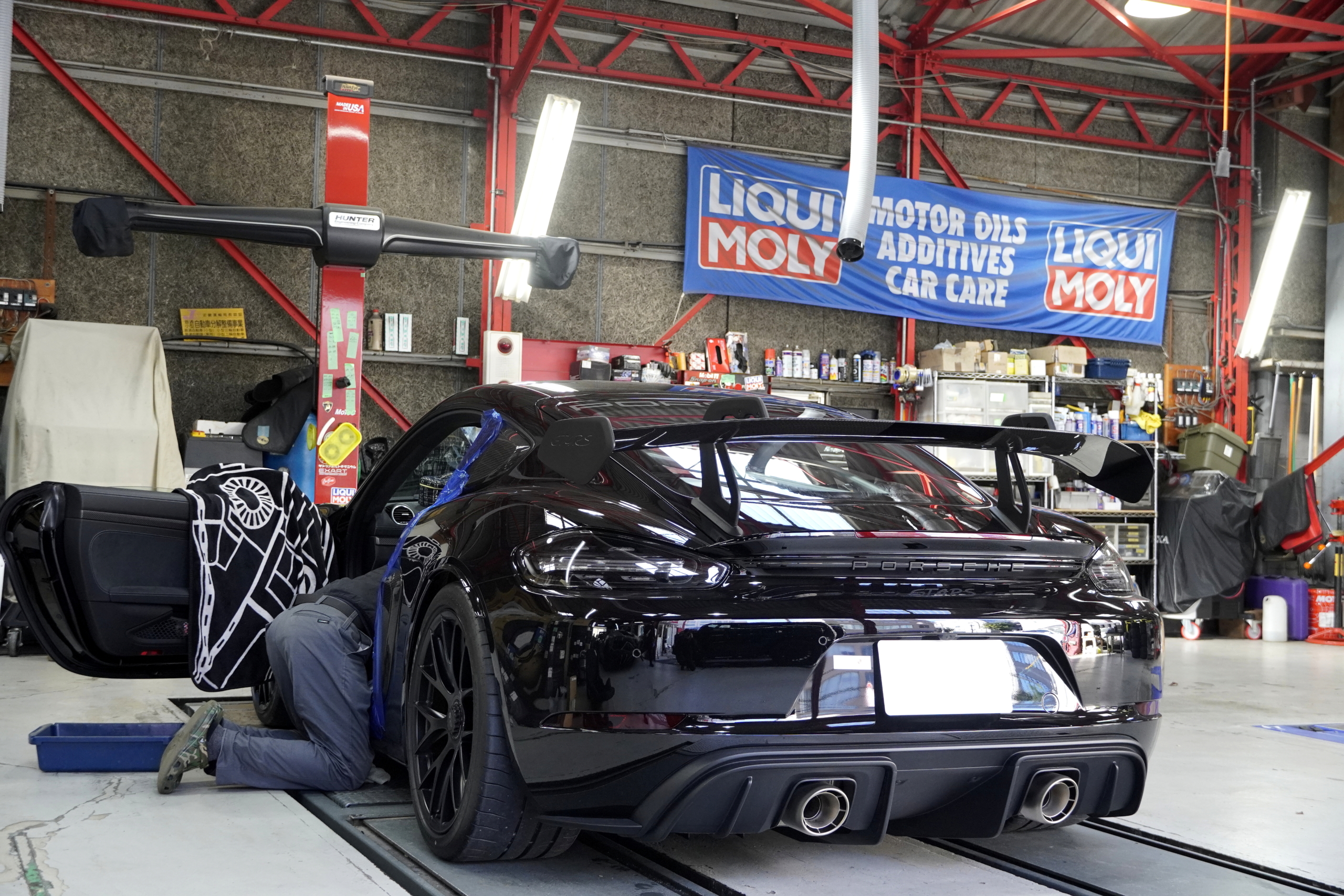 718　ケイマン　GT4RS　レカロ　マフラー　バルブ　カスタム