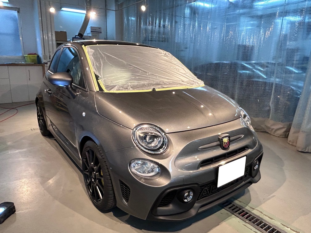 アバルト　695　LED化　デジタルインナーミラー　バックカメラ　カスタム