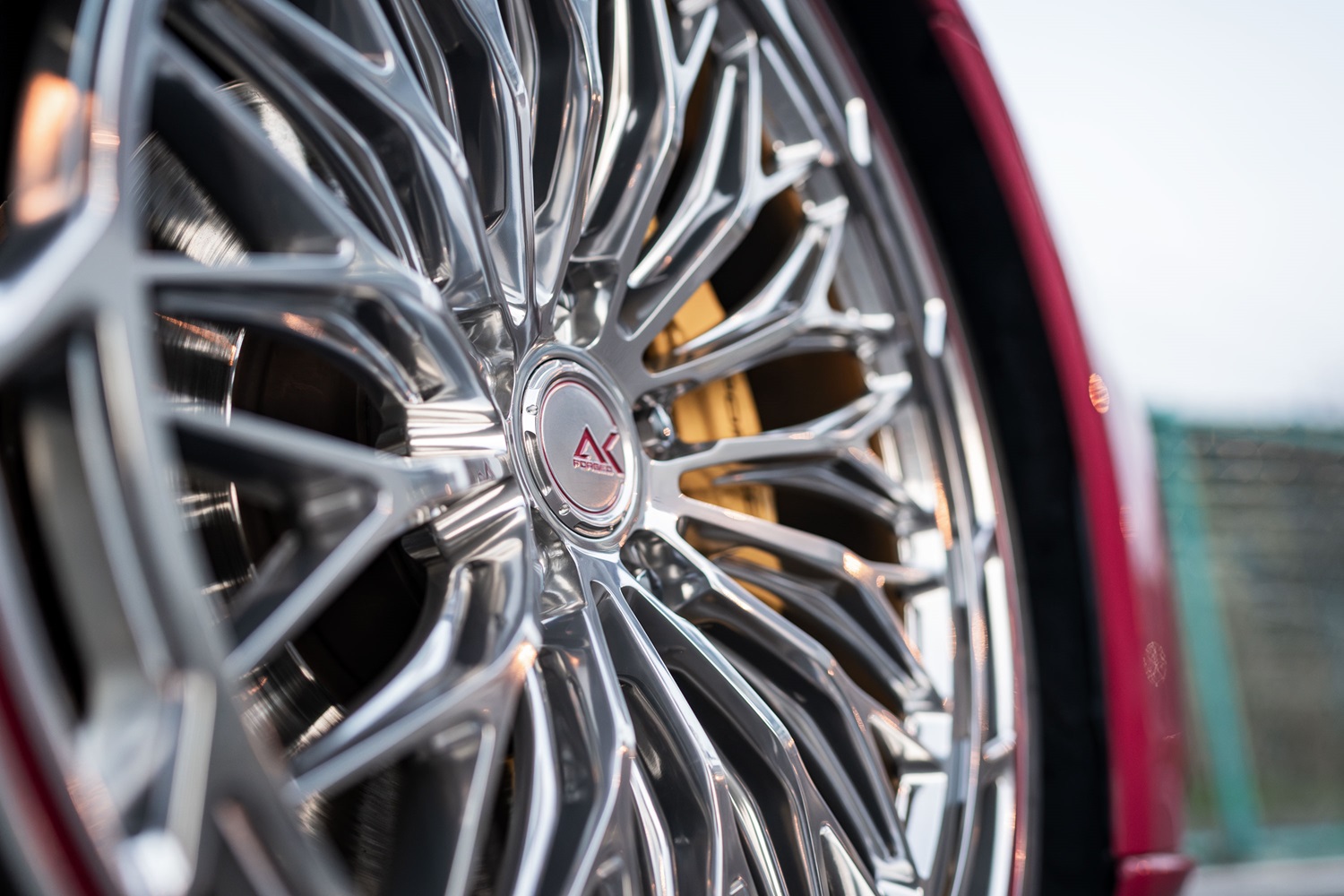 ポルシェ　971　パナメーラ　AKforged 22インチ　ホイール交換　カスタム